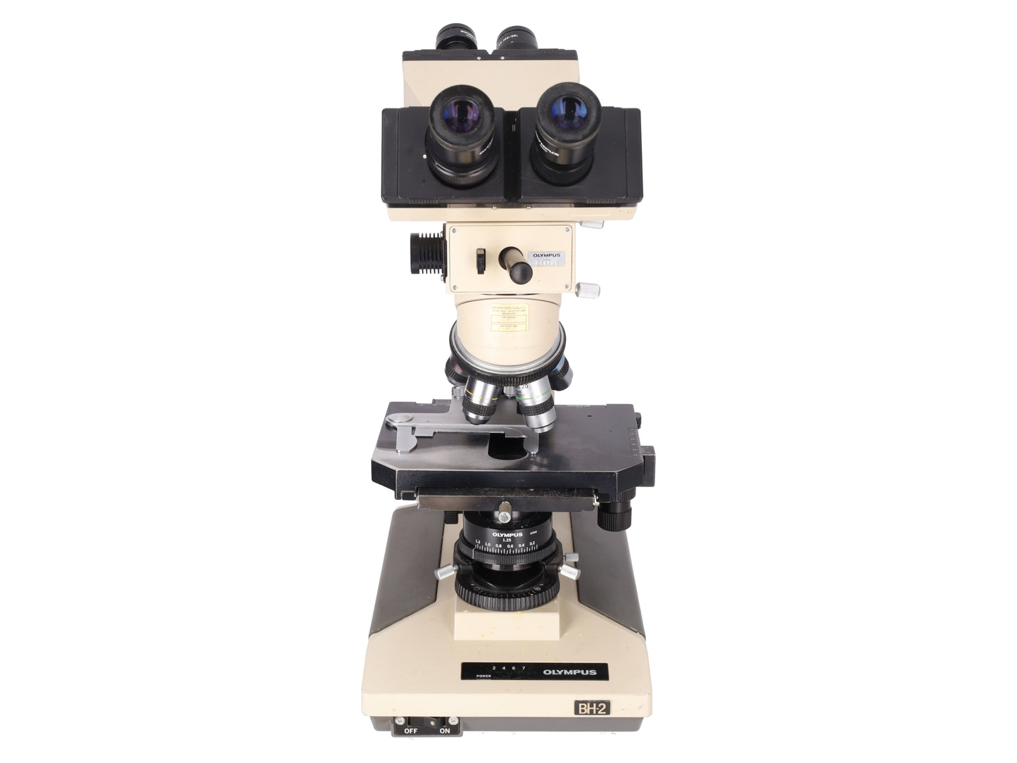 Olympus Microscope BH-2 with Front to Back Pointer Bridge & 100x BH2 w/TDO Light EX