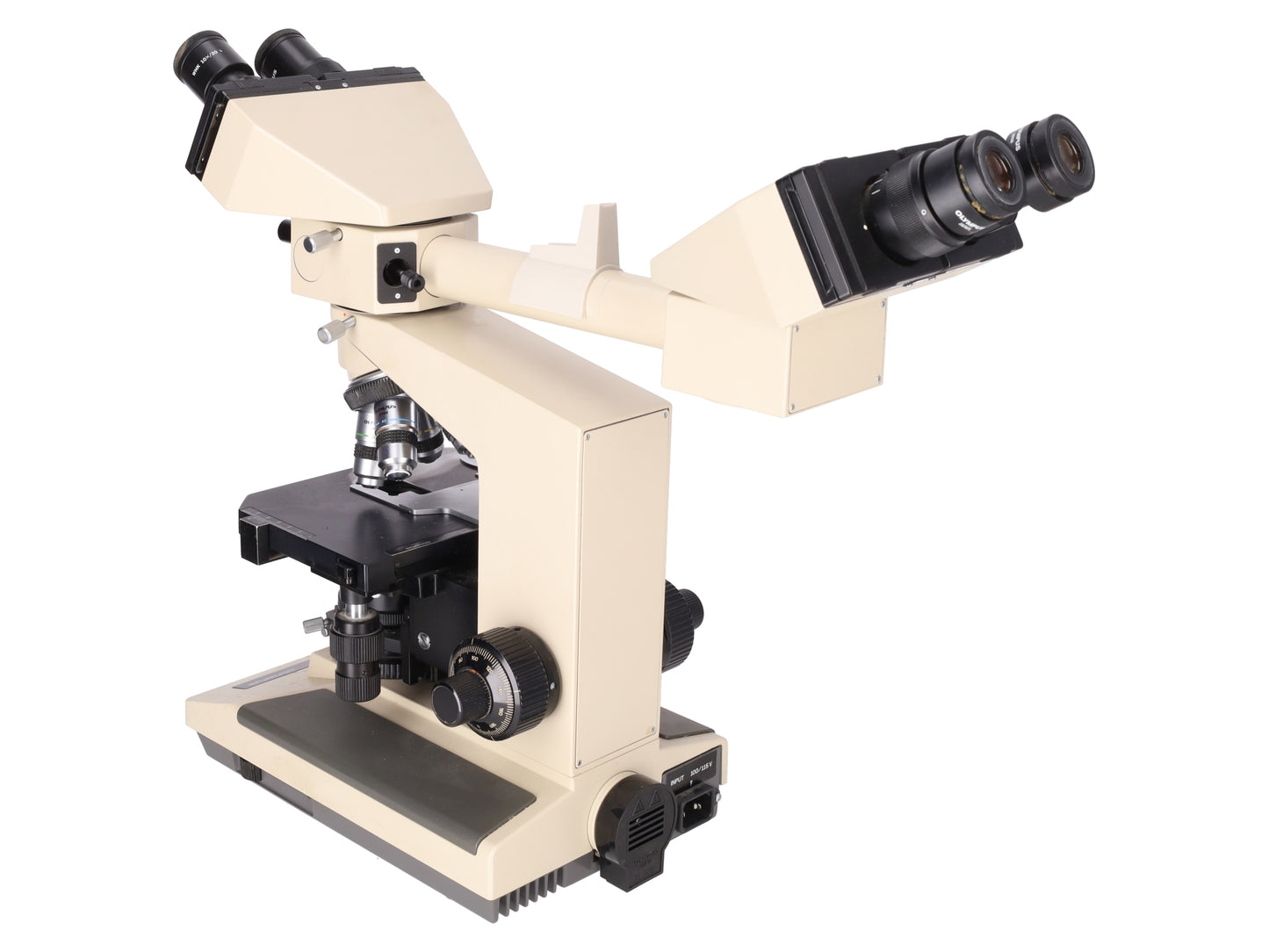 Olympus Microscope BH-2 with Front to Back Pointer Bridge & 100x BH2 w/TDO Light EX