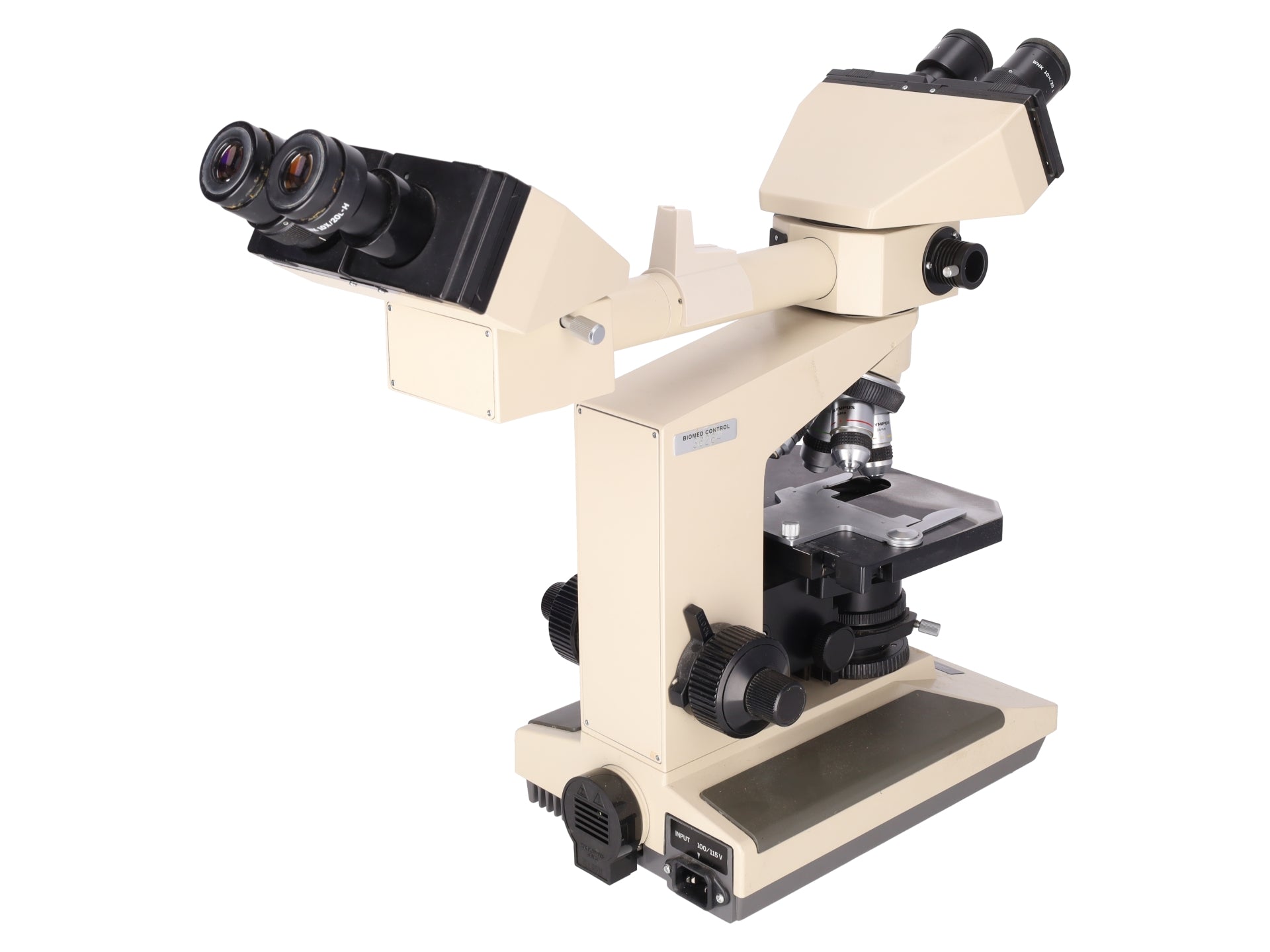 Olympus Microscope BH-2 with Front to Back Pointer Bridge & 100x BH2 w/TDO Light EX