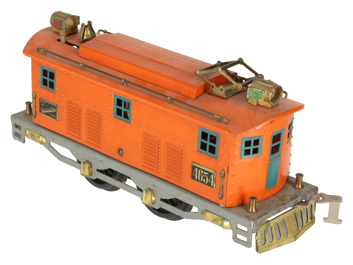 American Flyer 4654 Vintage Standard Gauge 0-4-0 Electric Locomotive - Repainted/Box