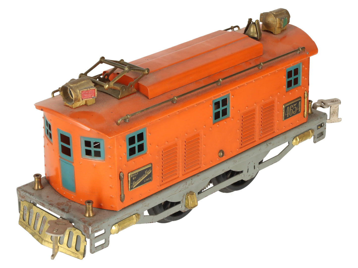 American Flyer 4654 Vintage Standard Gauge 0-4-0 Electric Locomotive - Repainted/Box