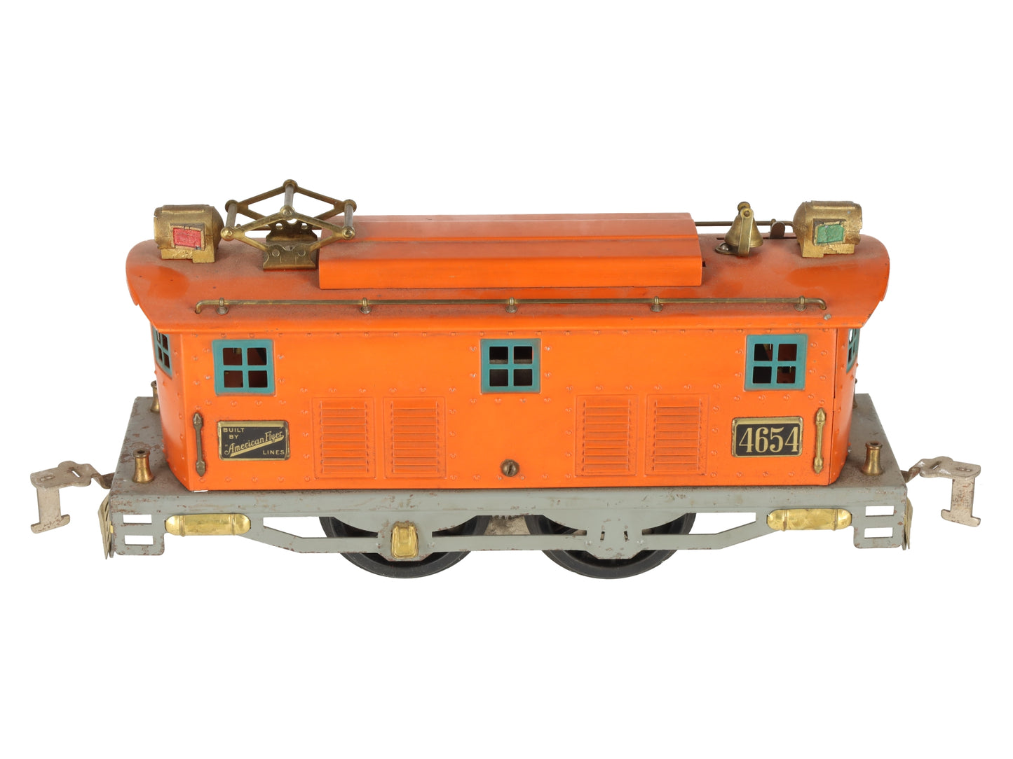American Flyer 4654 Vintage Standard Gauge 0-4-0 Electric Locomotive - Repainted/Box