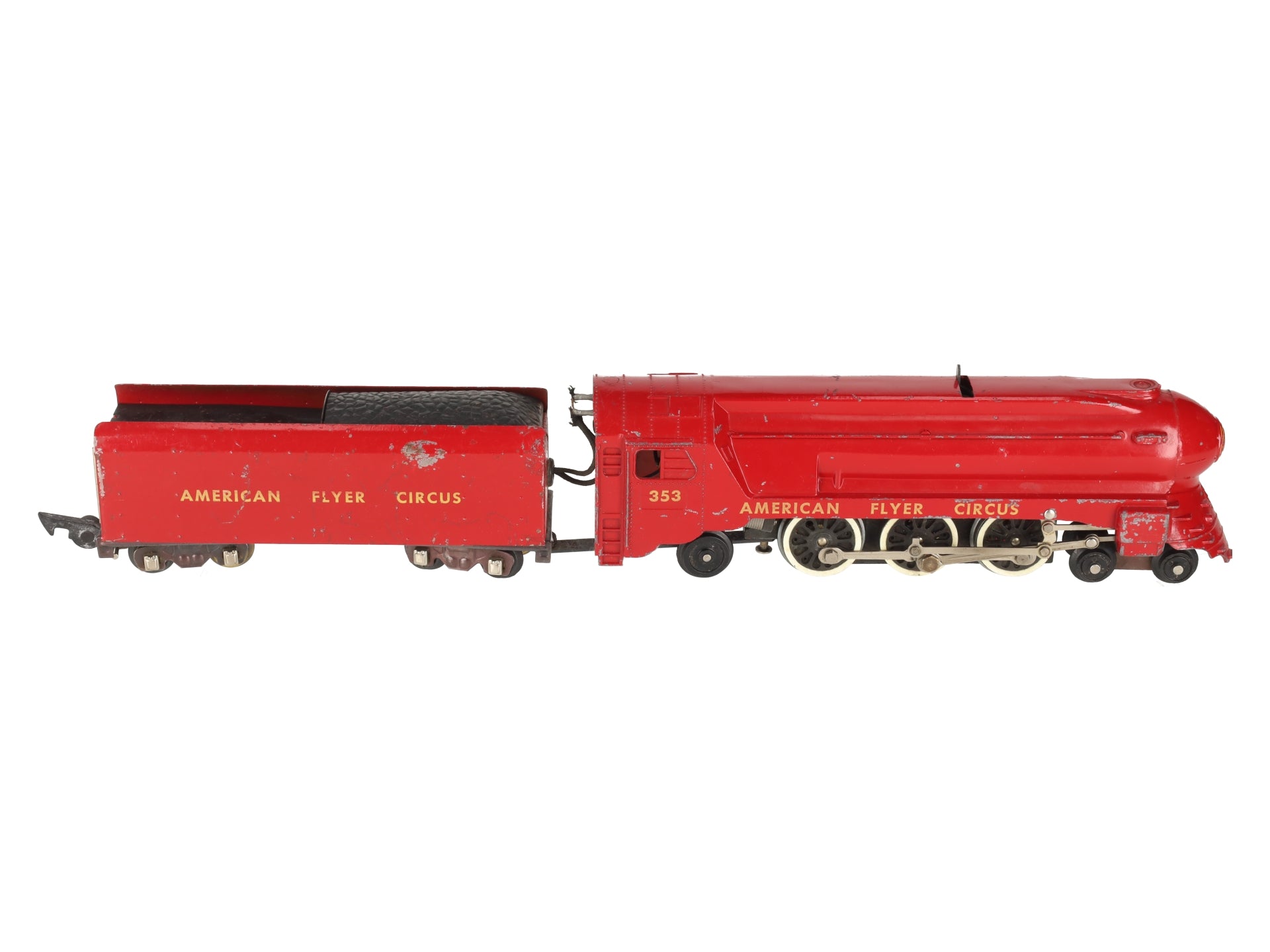 American Flyer 353 Vintage S Circus 4-6-2 Steam Locomotive w/Tender