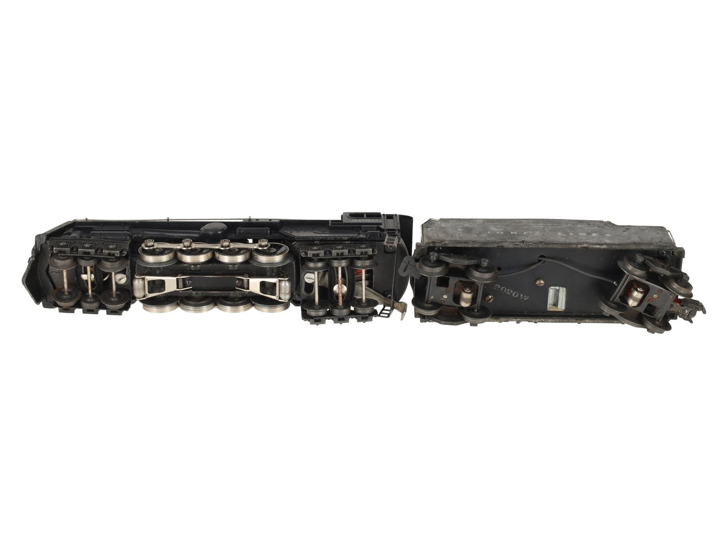 Lionel 2020 Vintage O 6-8-6 Die-Cast Steam Turbine Locomotive with 2020W Tender VG