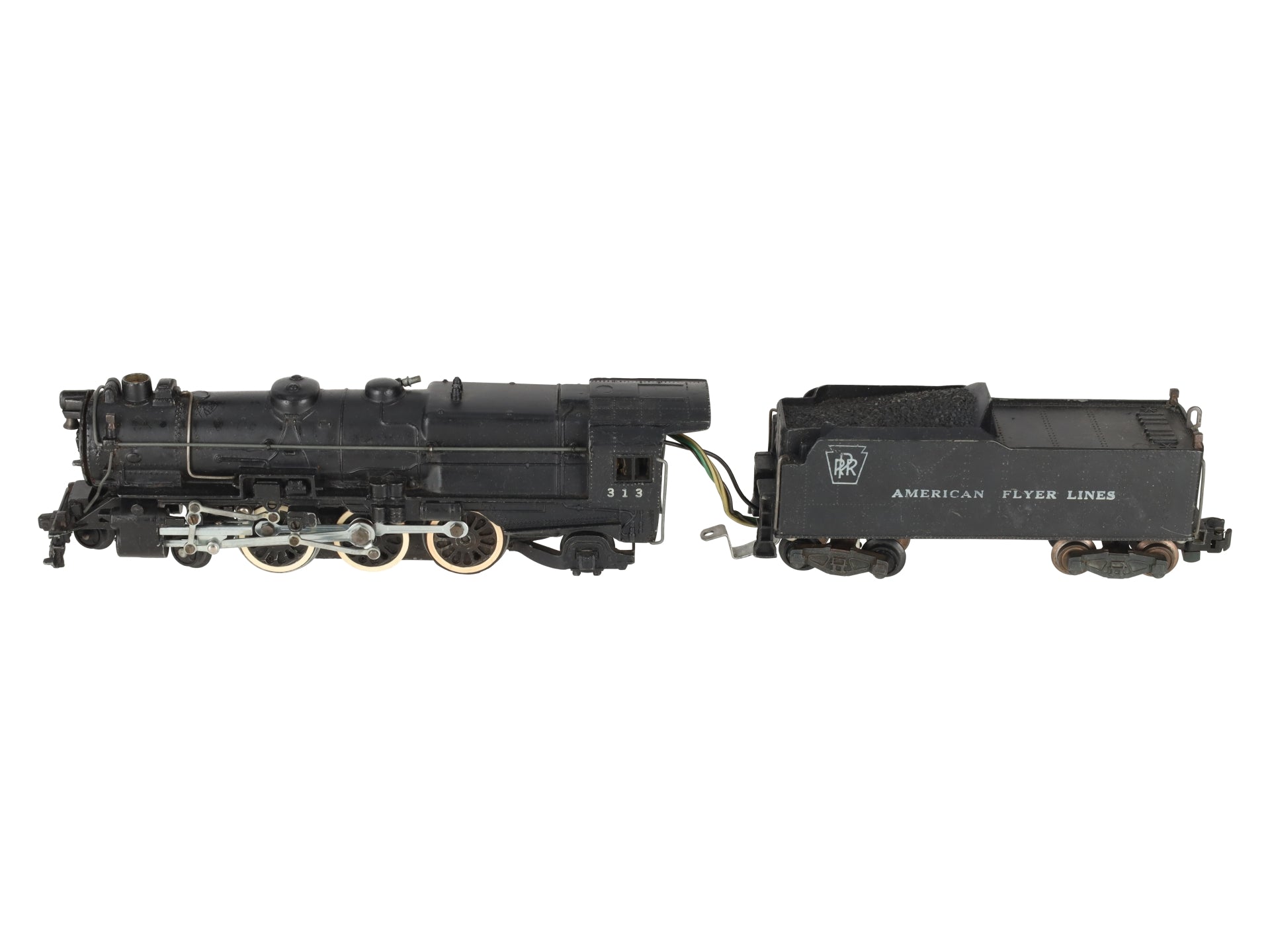 American Flyer 313 Vintage S Pennsylvania 4-6-2 Pacific Steam Loco & Tender VG