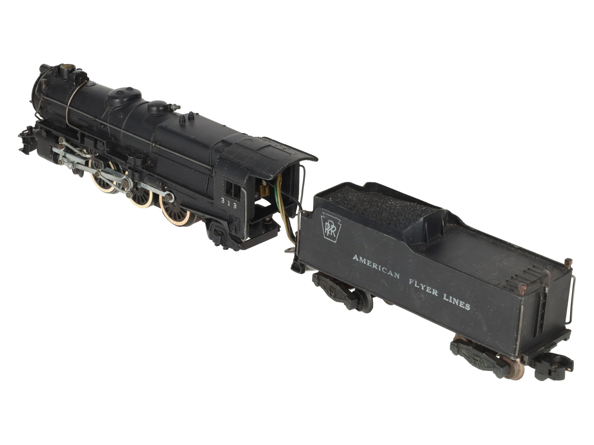 American Flyer 313 Vintage S Pennsylvania 4-6-2 Pacific Steam Loco & Tender VG