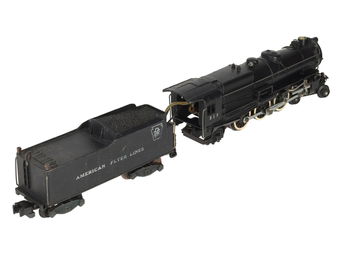 American Flyer 313 Vintage S Pennsylvania 4-6-2 Pacific Steam Loco & Tender VG