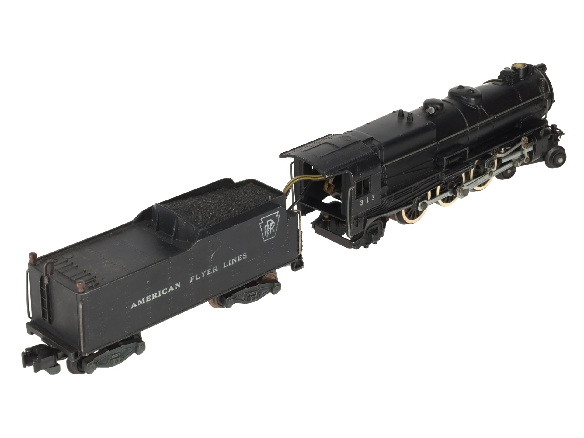 American Flyer 313 Vintage S Pennsylvania 4-6-2 Pacific Steam Loco & Tender VG