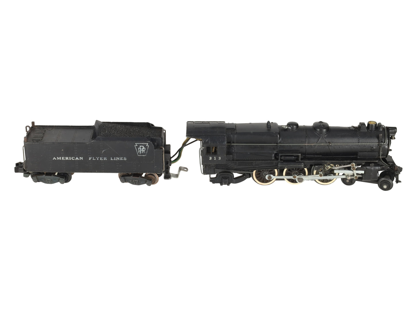 American Flyer 313 Vintage S Pennsylvania 4-6-2 Pacific Steam Loco & Tender VG
