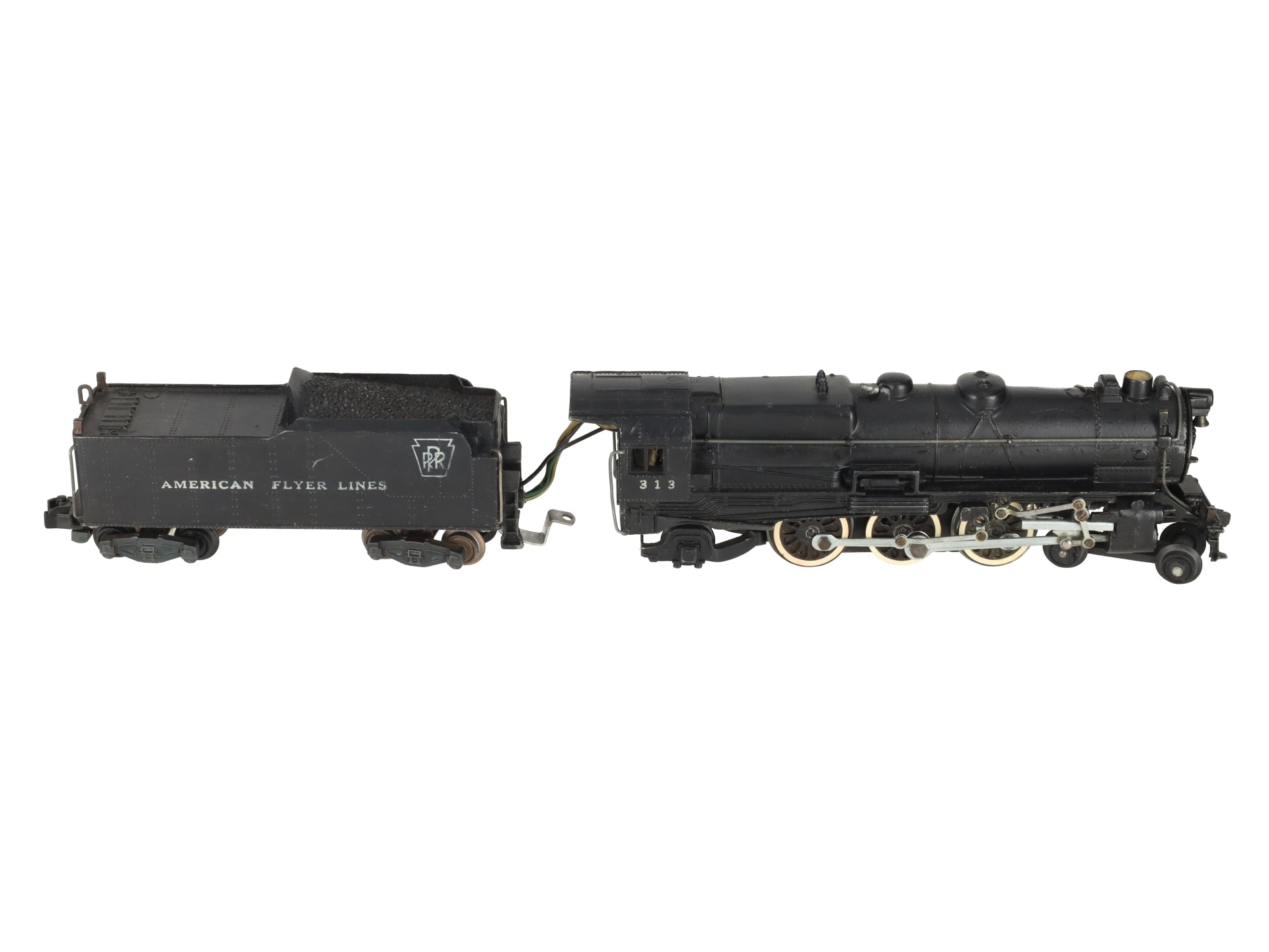 American Flyer 313 Vintage S Pennsylvania 4-6-2 Pacific Steam Loco & Tender VG