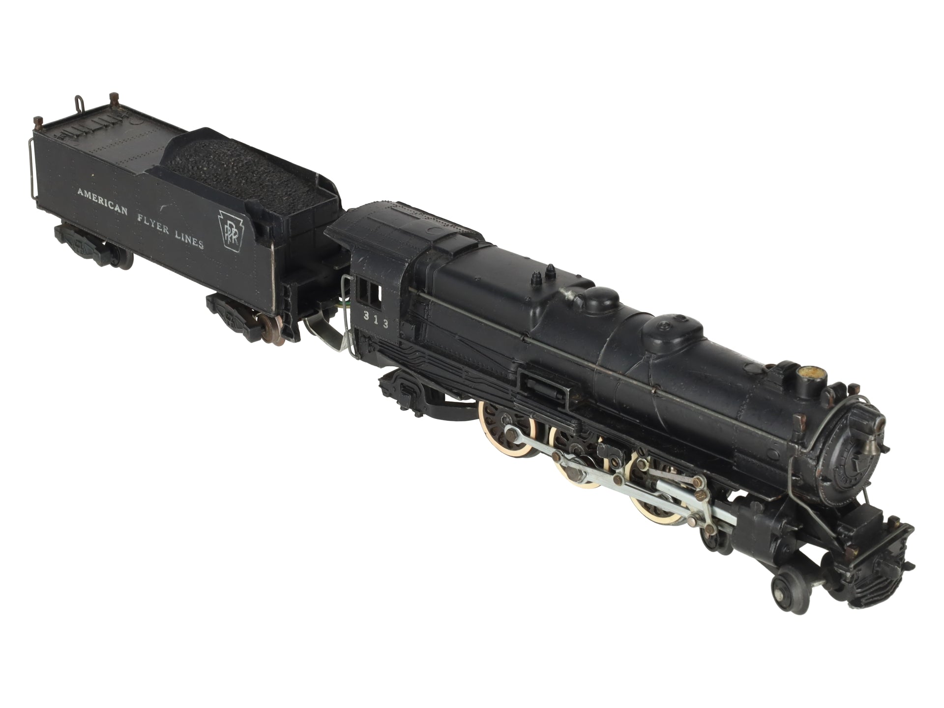 American Flyer 313 Vintage S Pennsylvania 4-6-2 Pacific Steam Loco & Tender VG