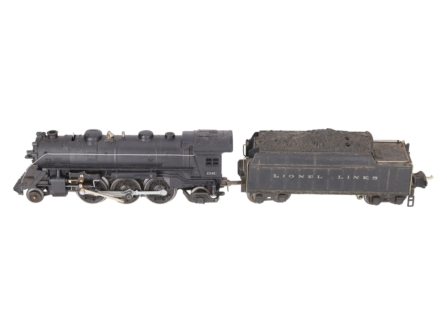 Lionel 224E Vintage O Die-Cast 2-6-2 Steam Locomotive & Tender 2224W VG