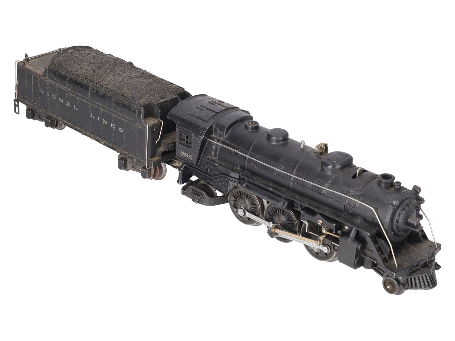 Lionel 224E Vintage O Die-Cast 2-6-2 Steam Locomotive & Tender 2224W VG