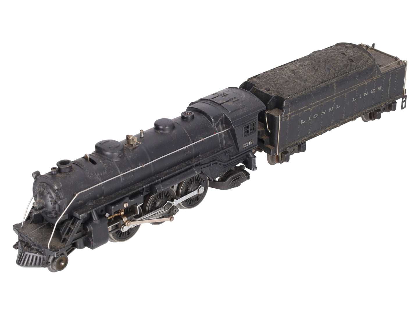 Lionel 224E Vintage O Die-Cast 2-6-2 Steam Locomotive & Tender 2224W VG