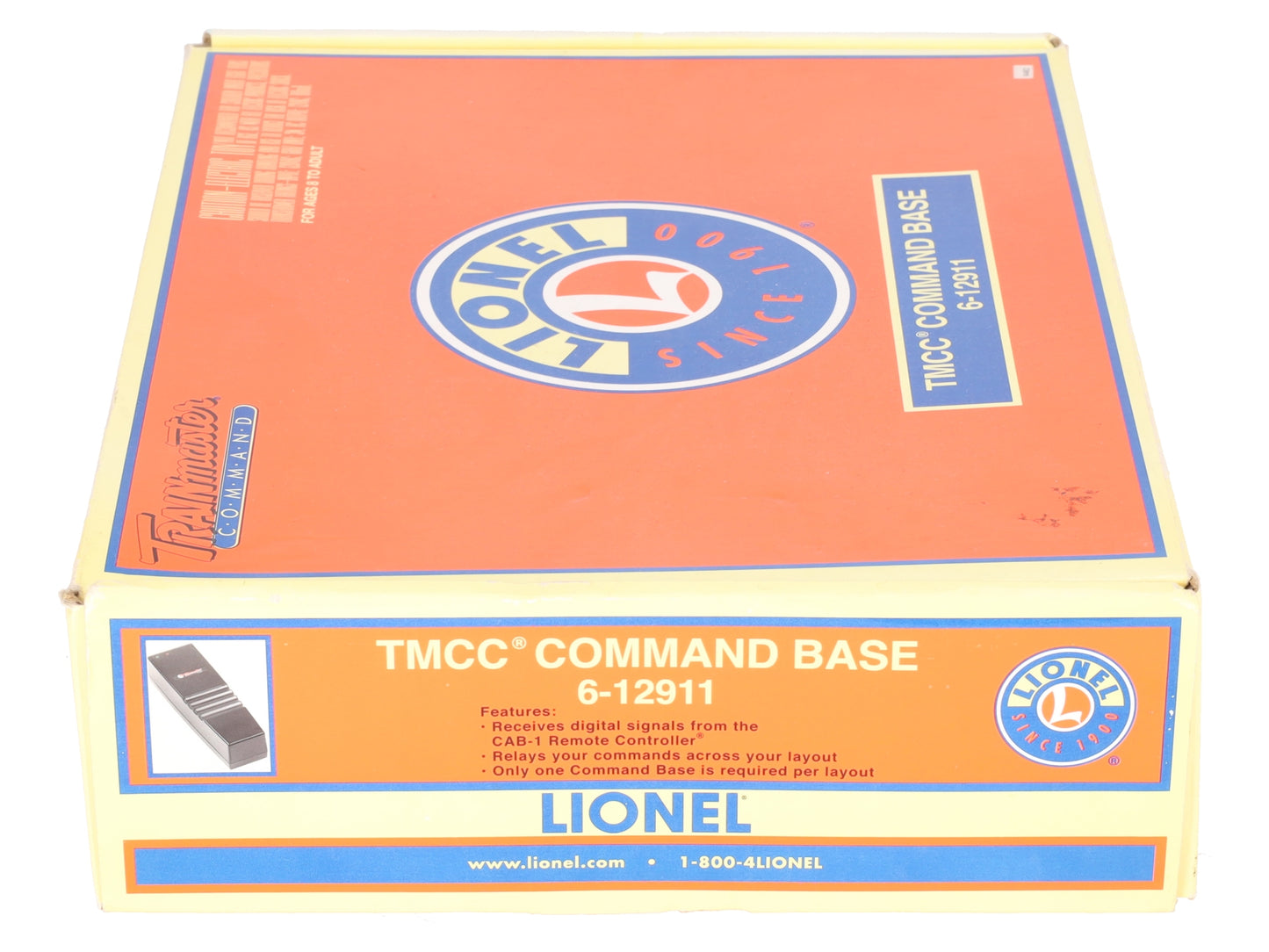 Lionel 6-12911 TMCC Trainmaster Command Base EX/Box