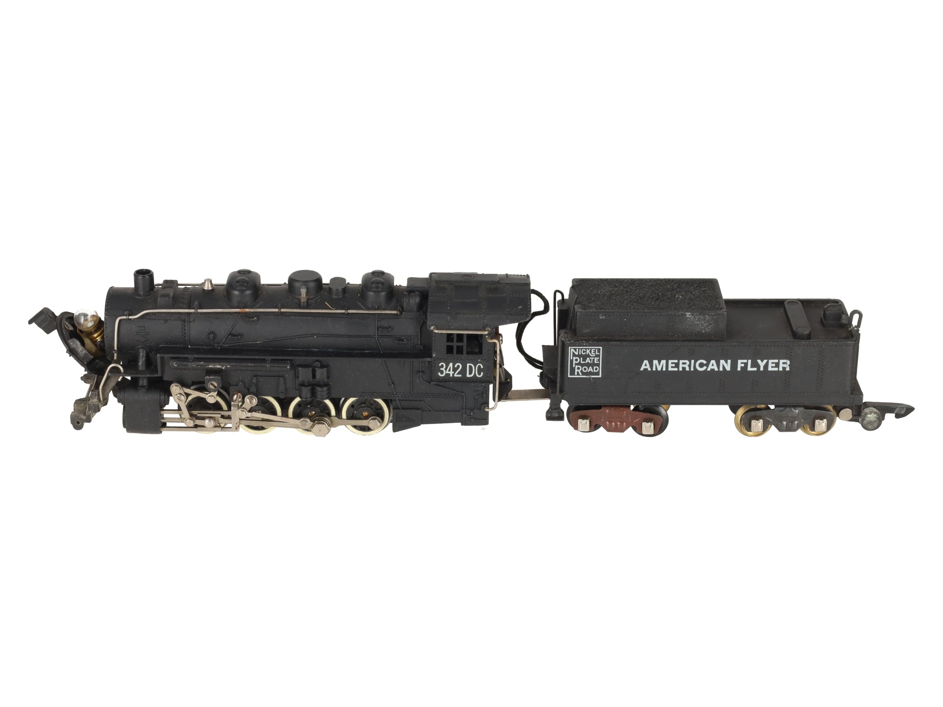 American Flyer 342DC Vintage S NKP 0-8-0 Die-Cast Steam Switcher VG