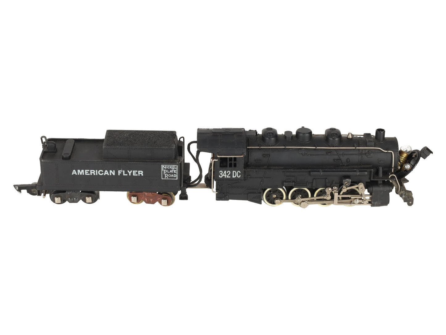 American Flyer 342DC Vintage S NKP 0-8-0 Die-Cast Steam Switcher VG