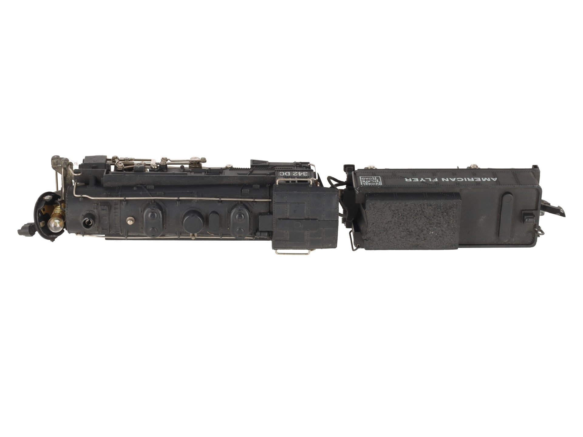 American Flyer 342DC Vintage S NKP 0-8-0 Die-Cast Steam Switcher VG