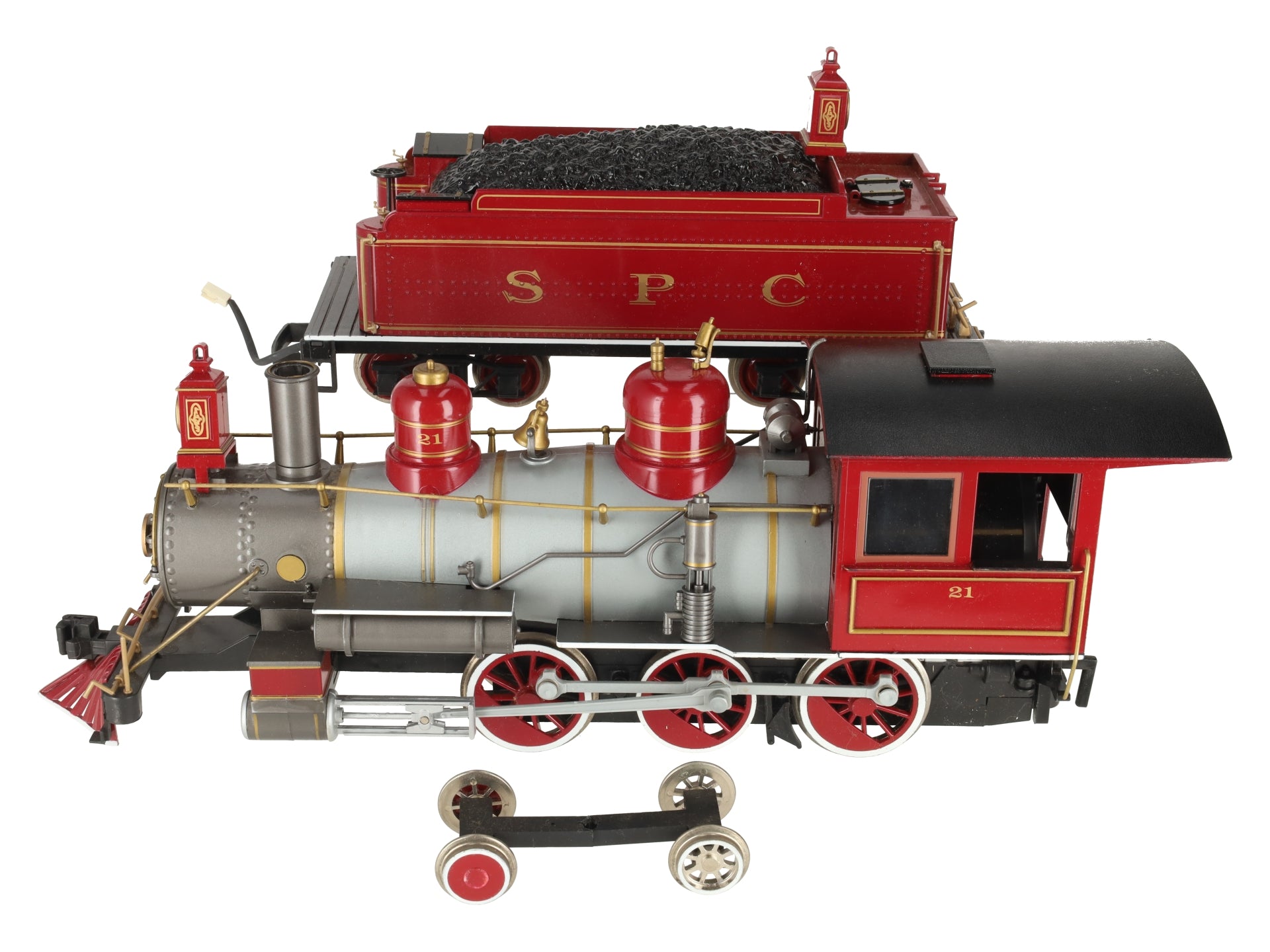 Bachmann G Scale SPC 4-6-0 Steam Locomotive & Tender VG