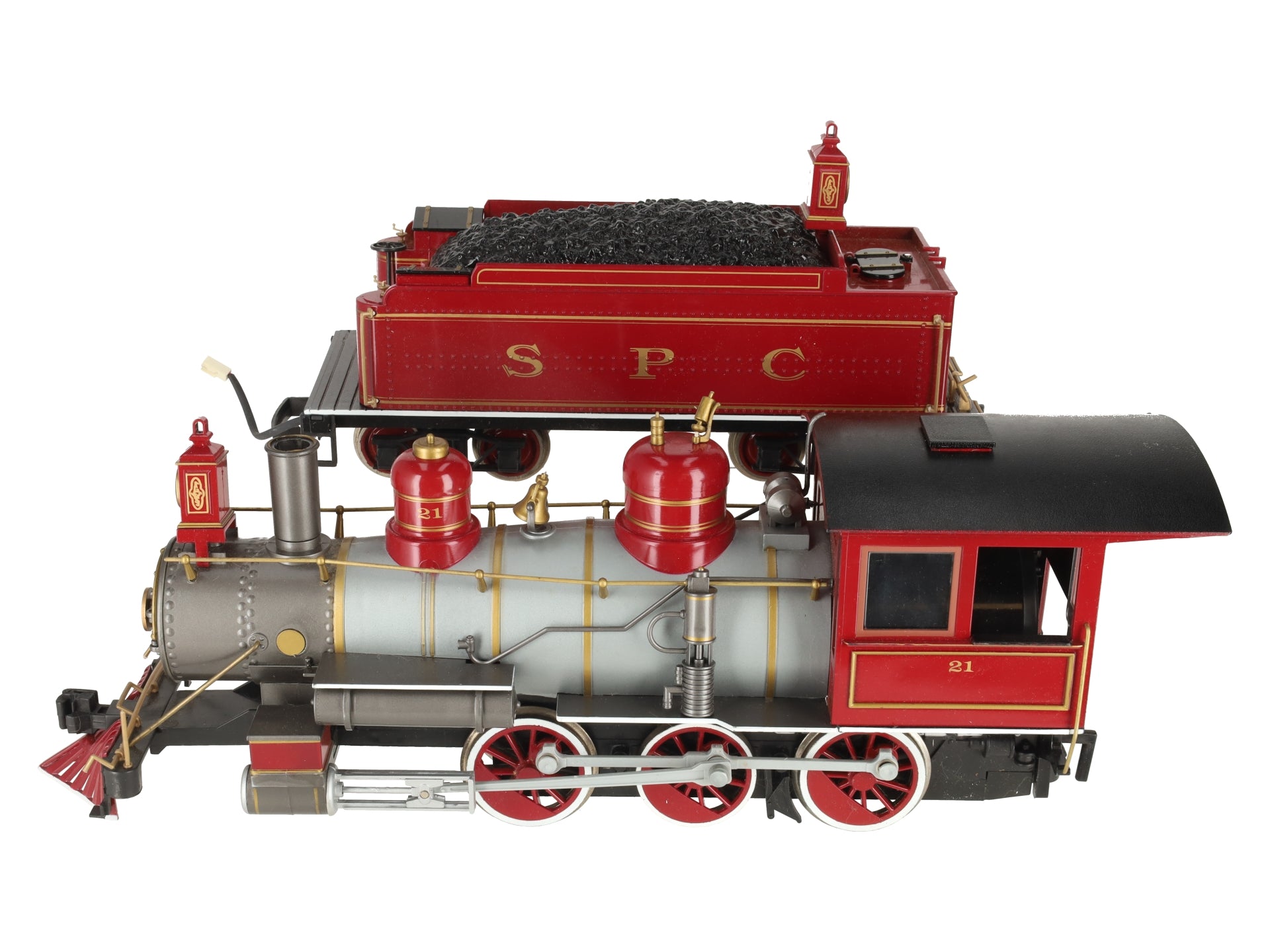 Bachmann G Scale SPC 4-6-0 Steam Locomotive & Tender VG