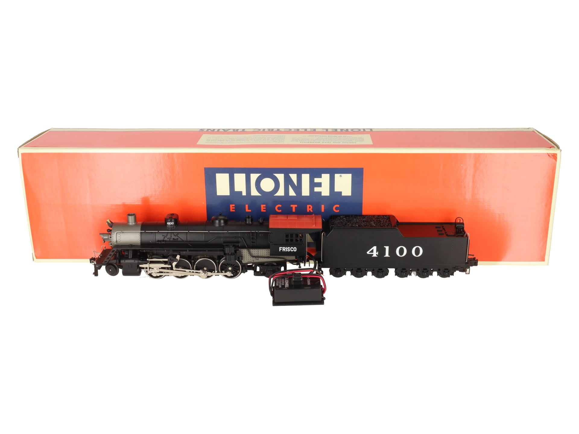 Lionel 6-18030 O Gauge Frisco 2-8-2 Mikado Steam Locomotive & Tender #4100 EX/Box