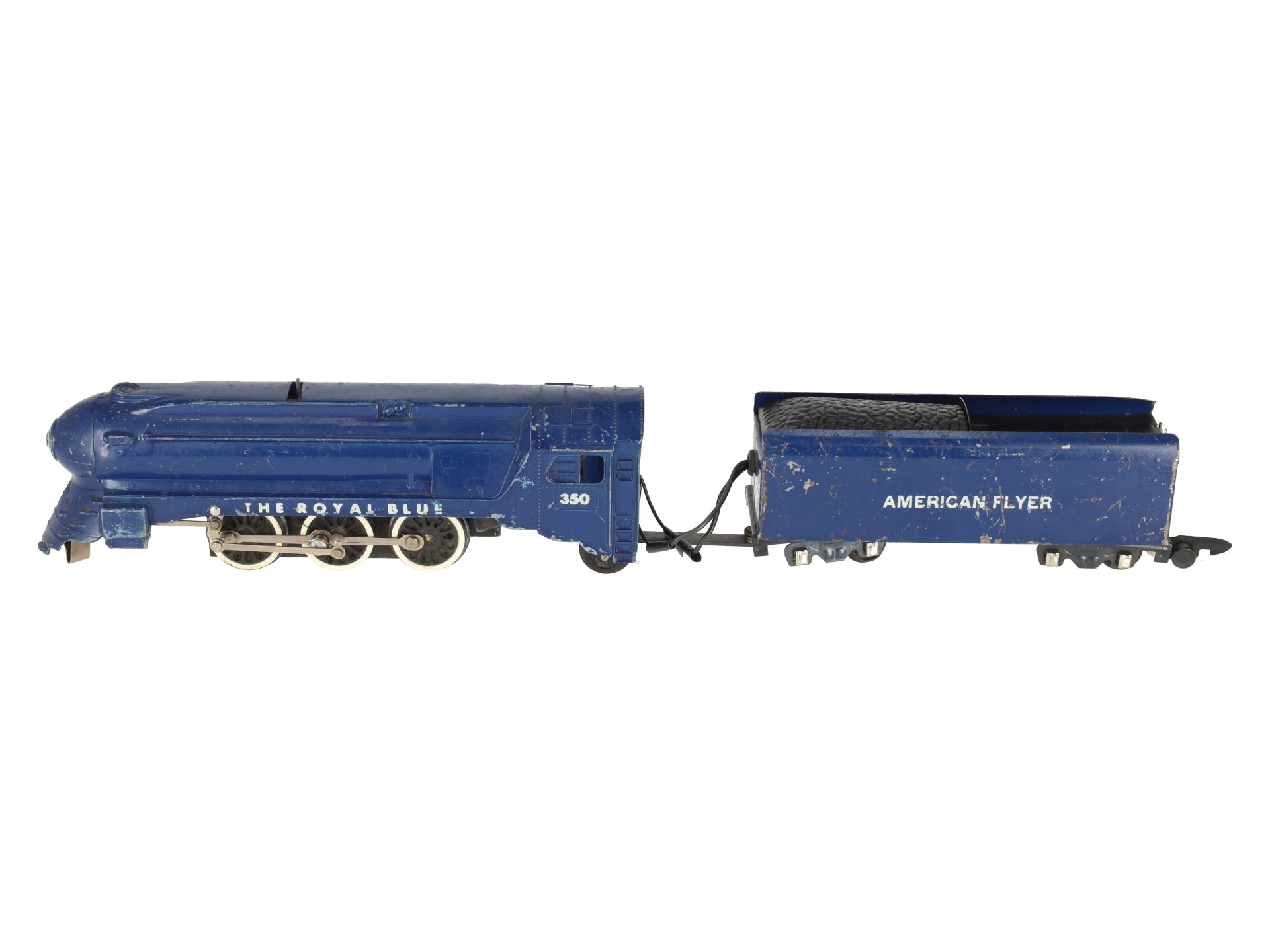 American Flyer 350 Vintage S B&O The Royal Blue 4-6-2 Die-Cast Steam Locomotive VG