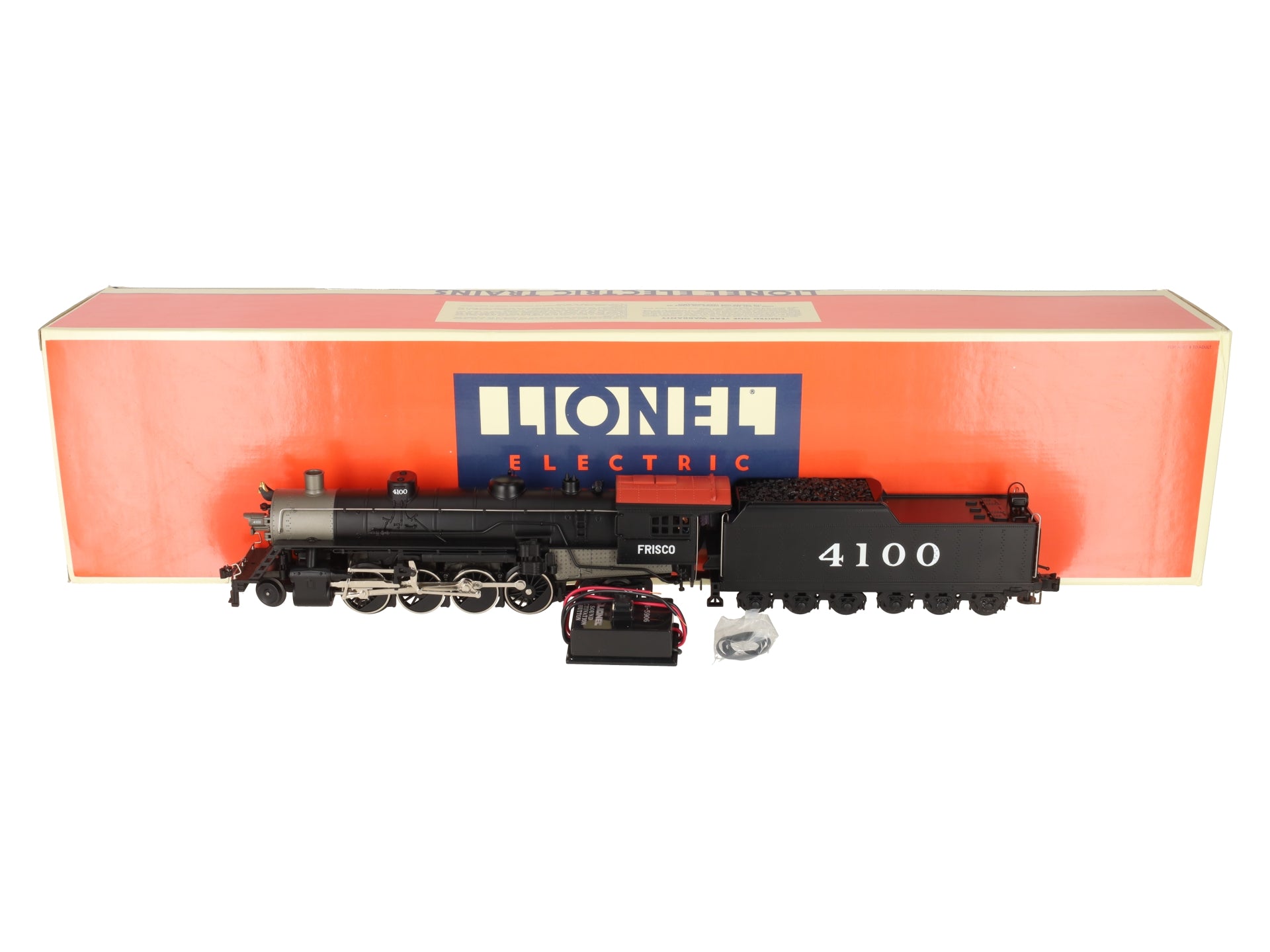 Lionel 6-18030 O Gauge Frisco 2-8-2 Mikado Steam Locomotive & Tender #4100 EX/Box