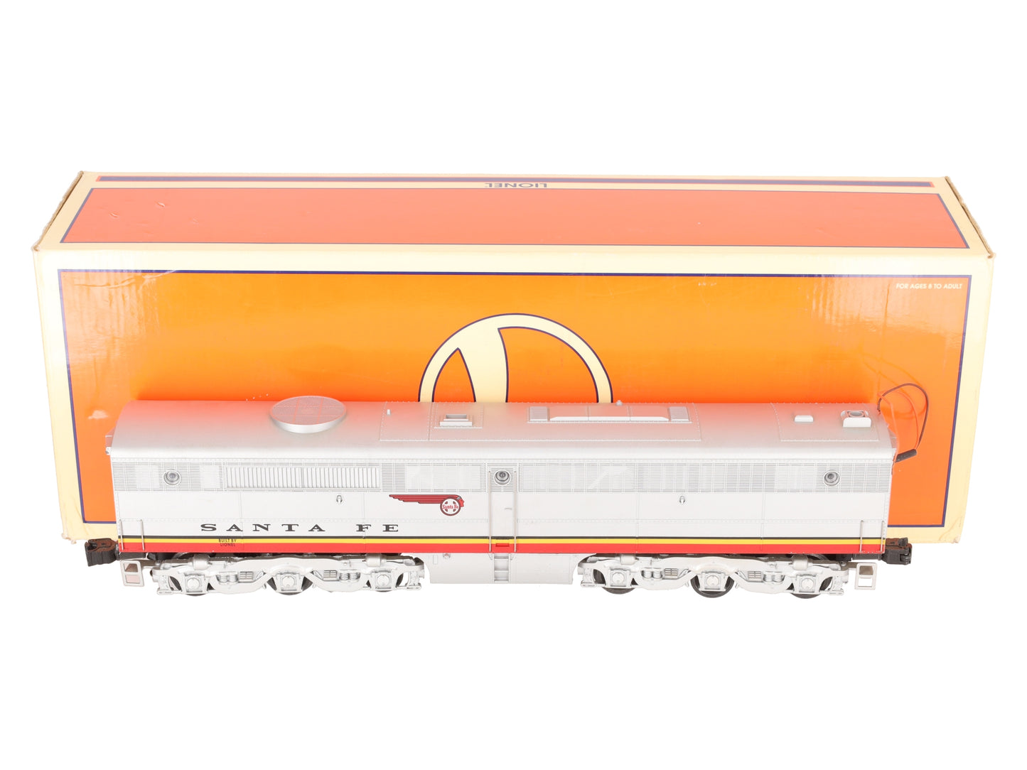 Lionel 6-18965 O Gauge Santa Fe Alco PB1 Non-Powered Diesel Locomotive VG/Box