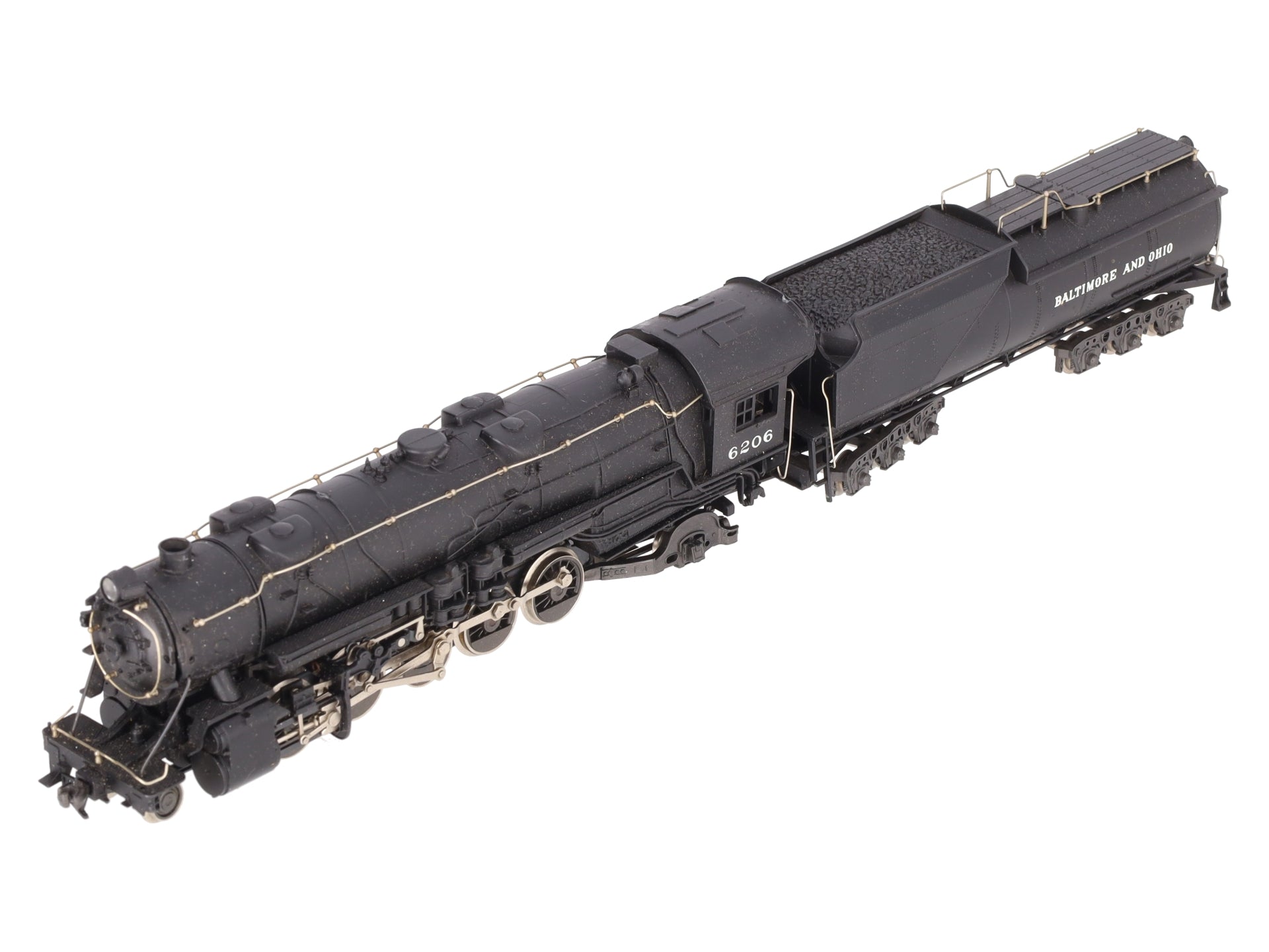 AHM 5099-B HO Scale B&O S1 Texas 2-10-2 Steam Locomotive & Tender VG/Box