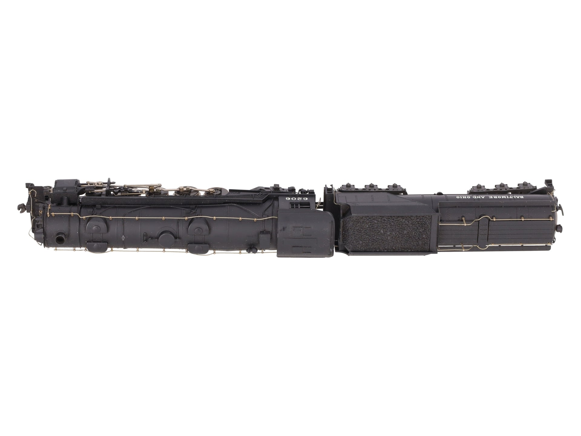 AHM 5099-B HO Scale B&O S1 Texas 2-10-2 Steam Locomotive & Tender VG/Box