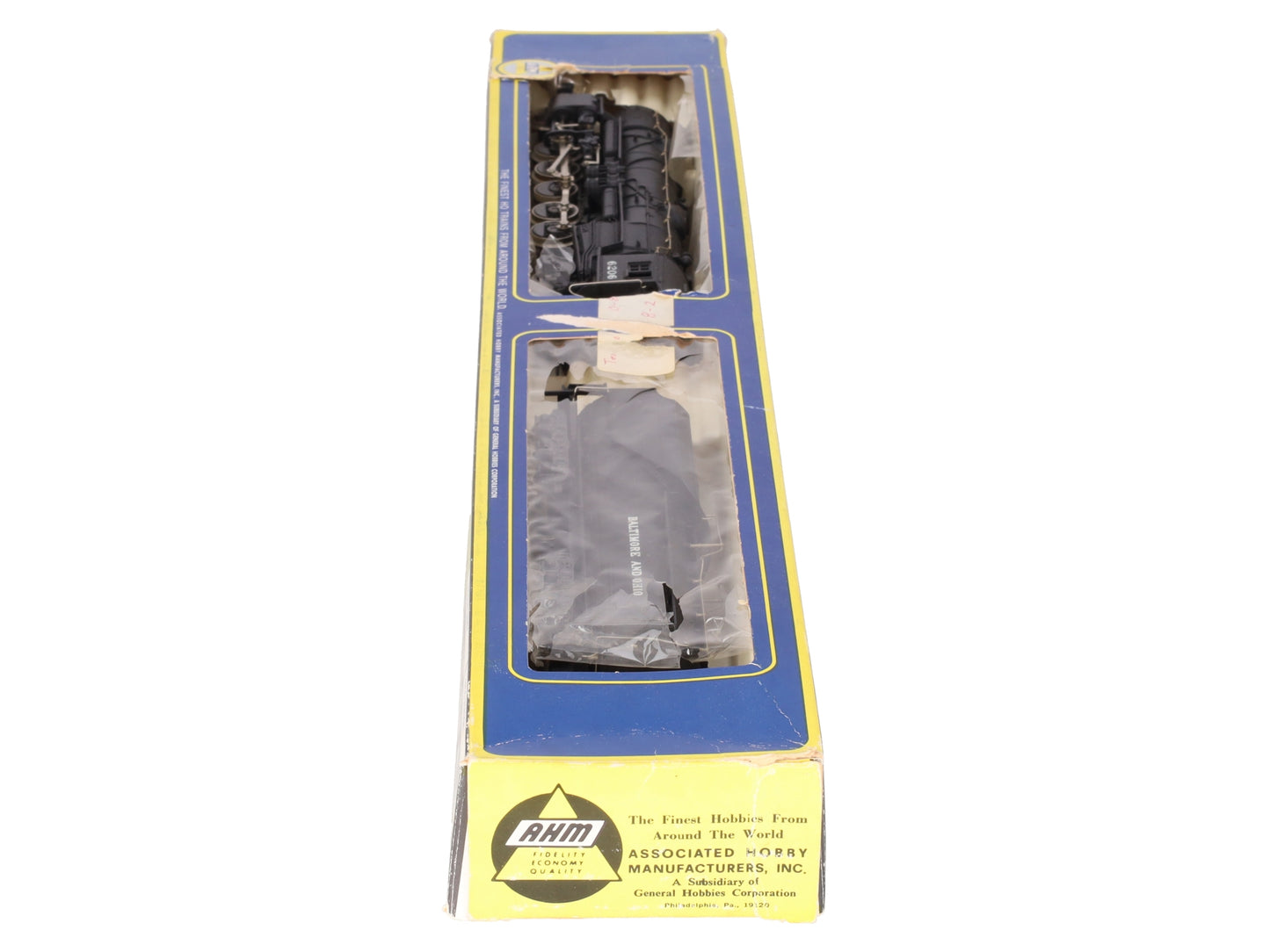 AHM 5099-B HO Scale B&O S1 Texas 2-10-2 Steam Locomotive & Tender VG/Box