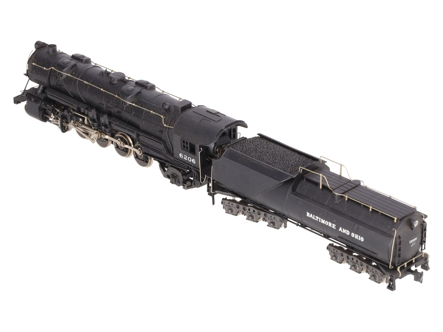 AHM 5099-B HO Scale B&O S1 Texas 2-10-2 Steam Locomotive & Tender VG/Box