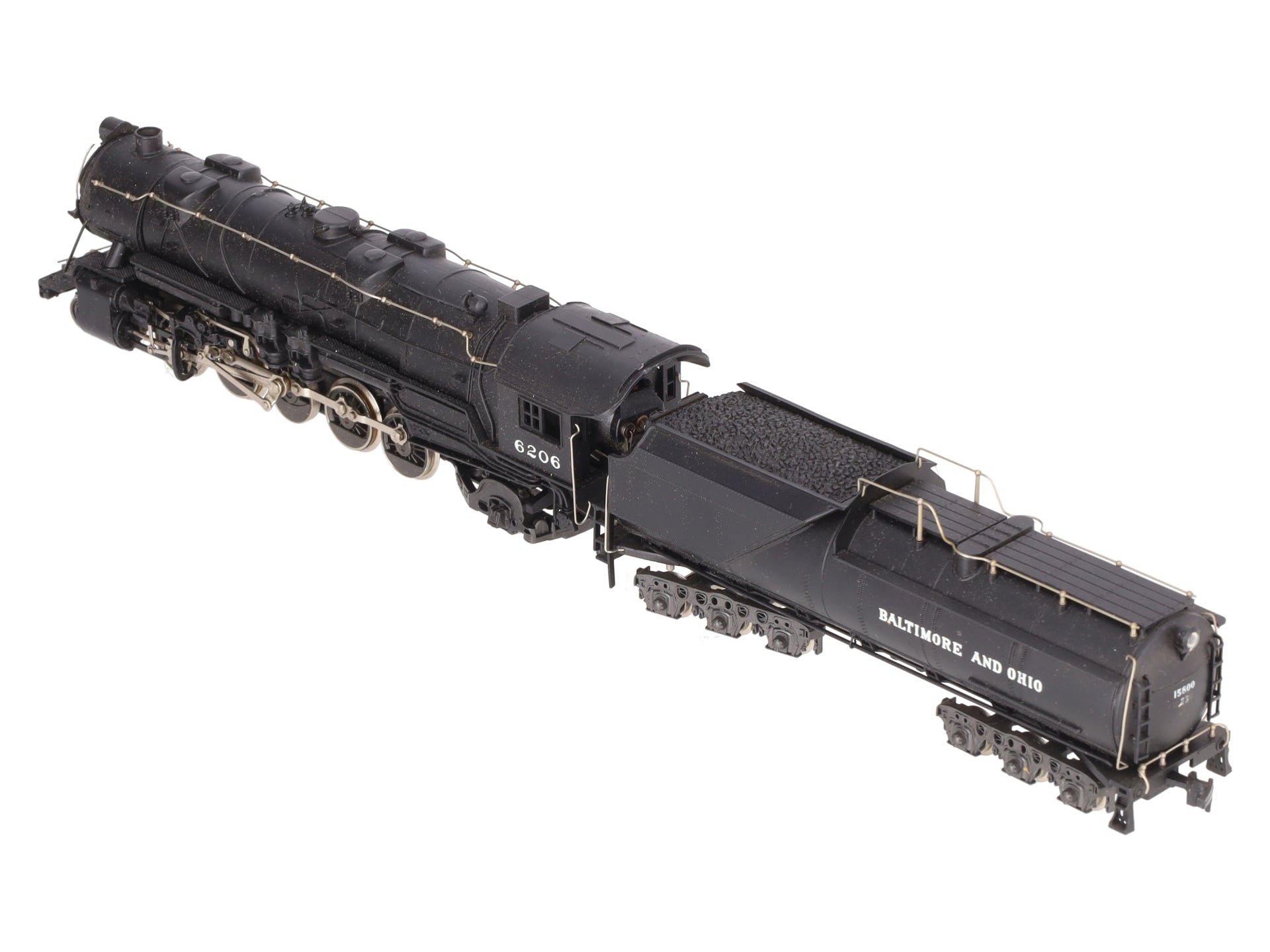 AHM 5099-B HO Scale B&O S1 Texas 2-10-2 Steam Locomotive & Tender VG/Box