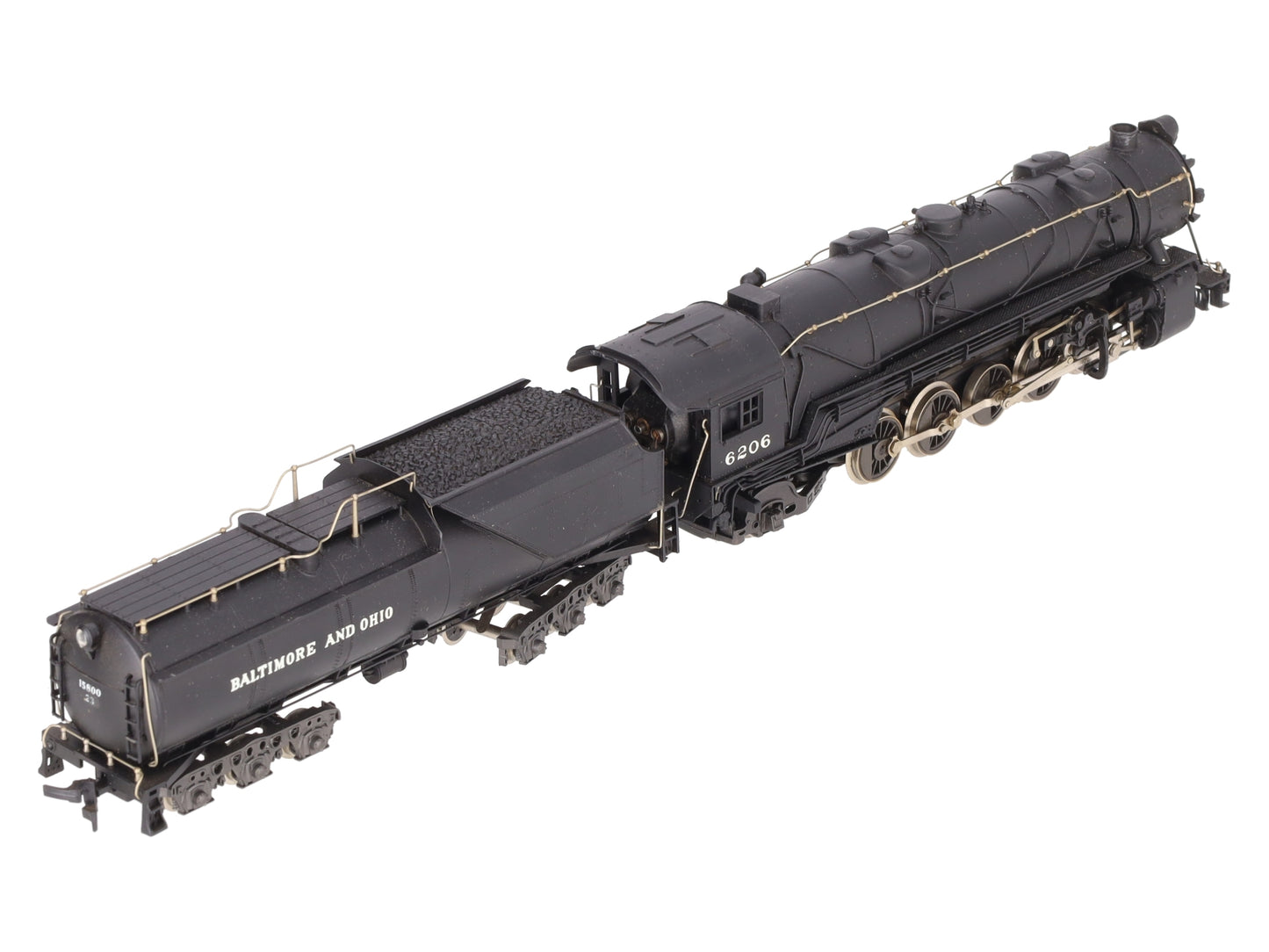 AHM 5099-B HO Scale B&O S1 Texas 2-10-2 Steam Locomotive & Tender VG/Box