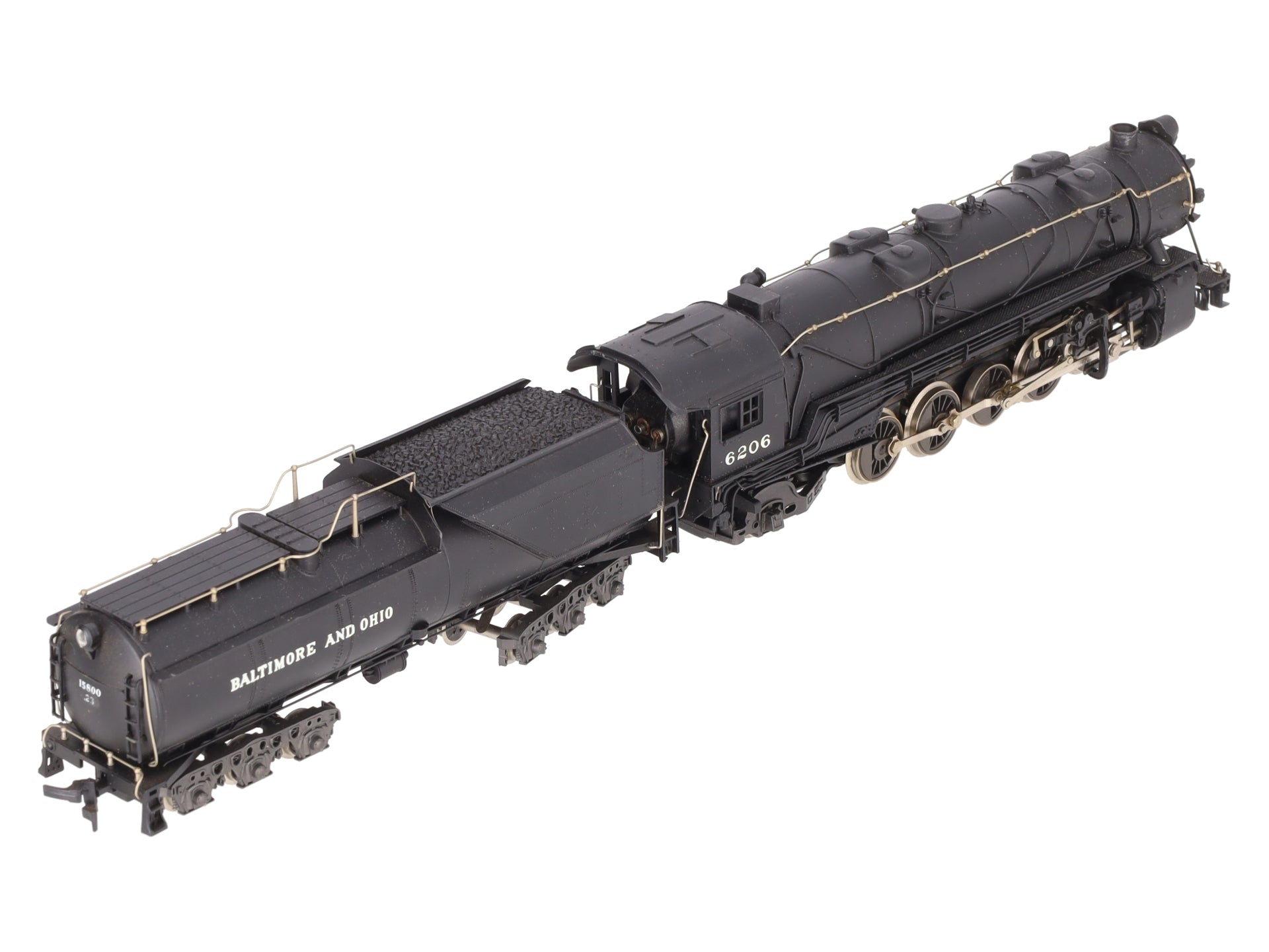 AHM 5099-B HO Scale B&O S1 Texas 2-10-2 Steam Locomotive & Tender VG/Box