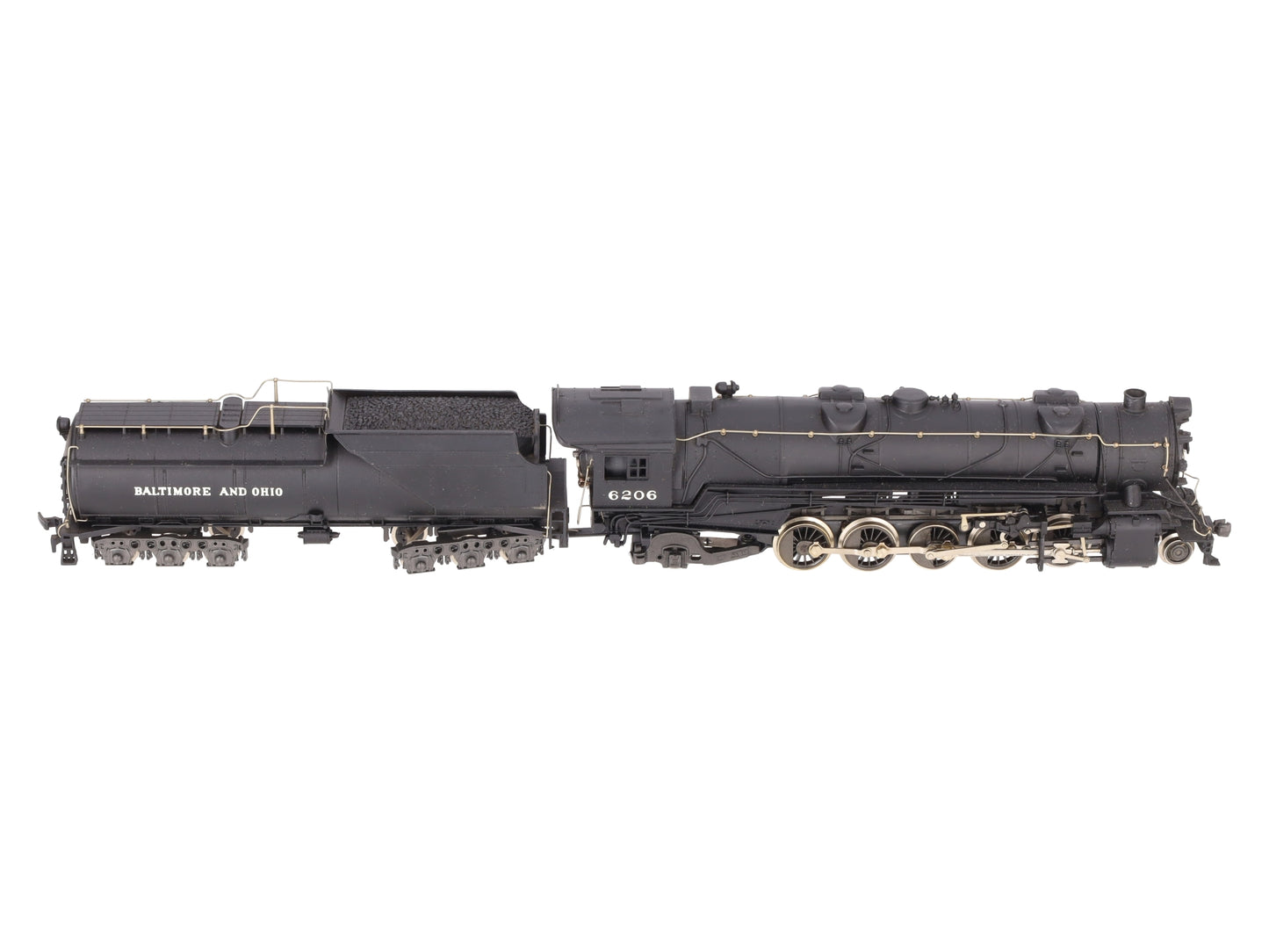 AHM 5099-B HO Scale B&O S1 Texas 2-10-2 Steam Locomotive & Tender VG/Box