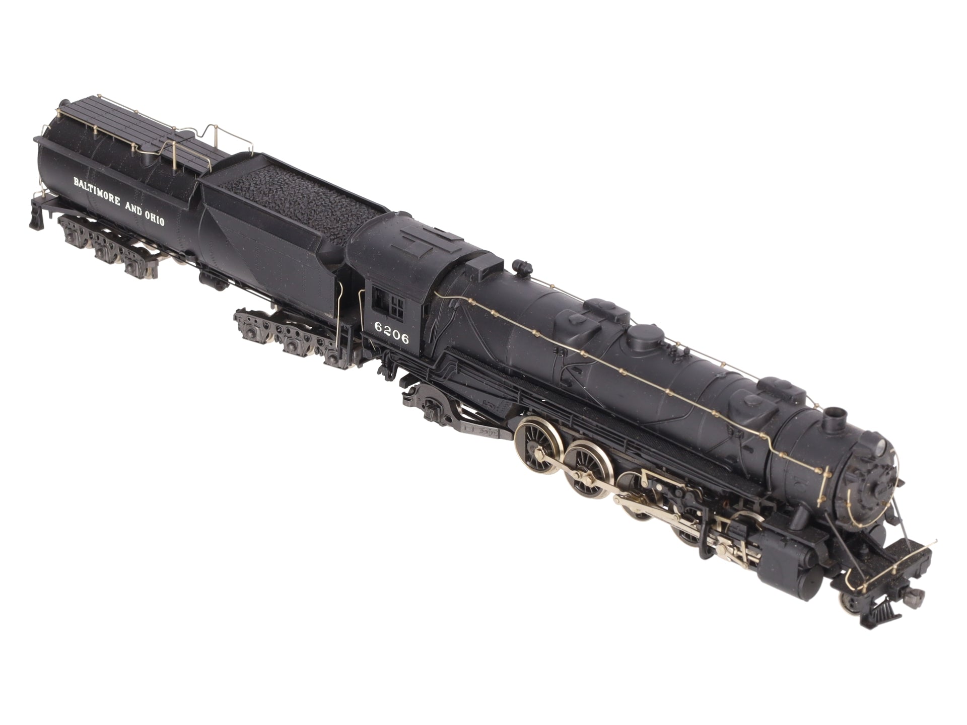 AHM 5099-B HO Scale B&O S1 Texas 2-10-2 Steam Locomotive & Tender VG/Box