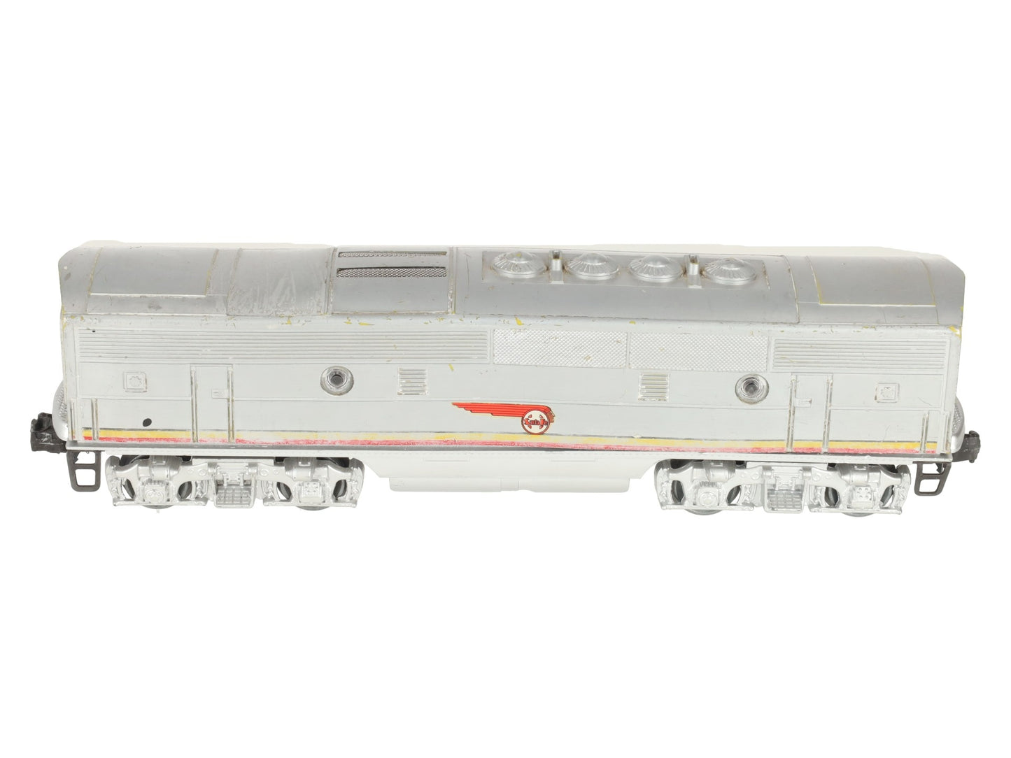 Lionel 2343C Vintage O Santa Fe F-3 Screen Top Non-Pwd. B-Unit Diesel Locomotive