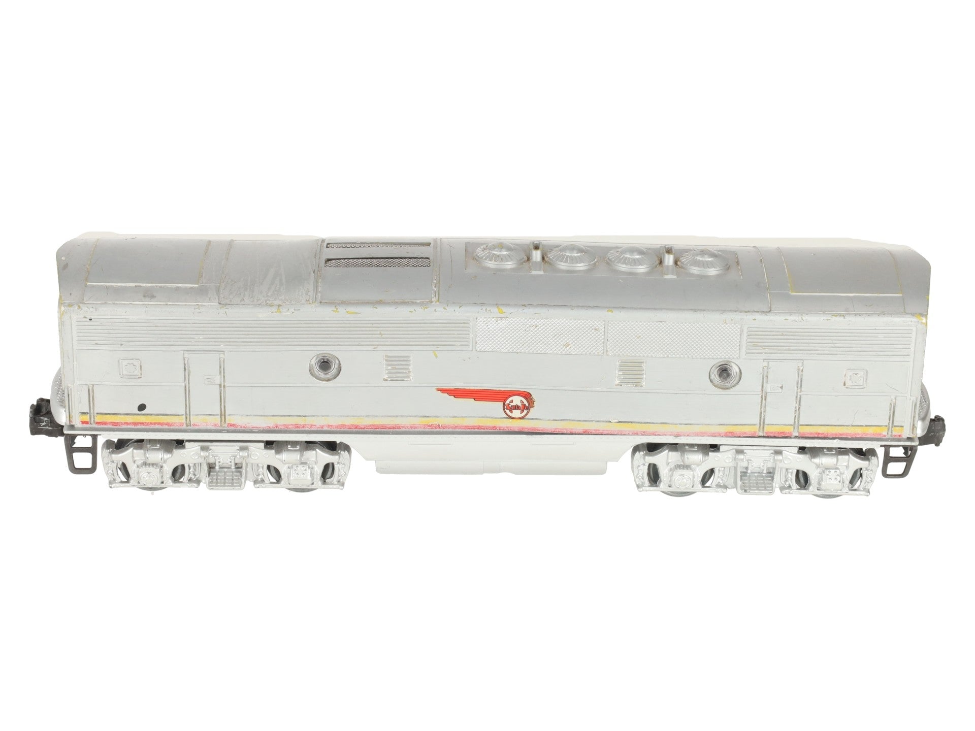 Lionel 2343C Vintage O Santa Fe F-3 Screen Top Non-Pwd. B-Unit Diesel Locomotive