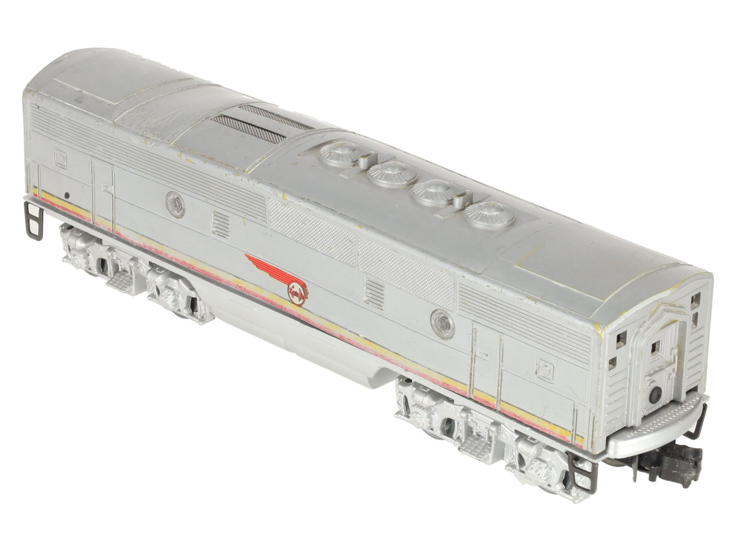 Lionel 2343C Vintage O Santa Fe F-3 Screen Top Non-Pwd. B-Unit Diesel Locomotive