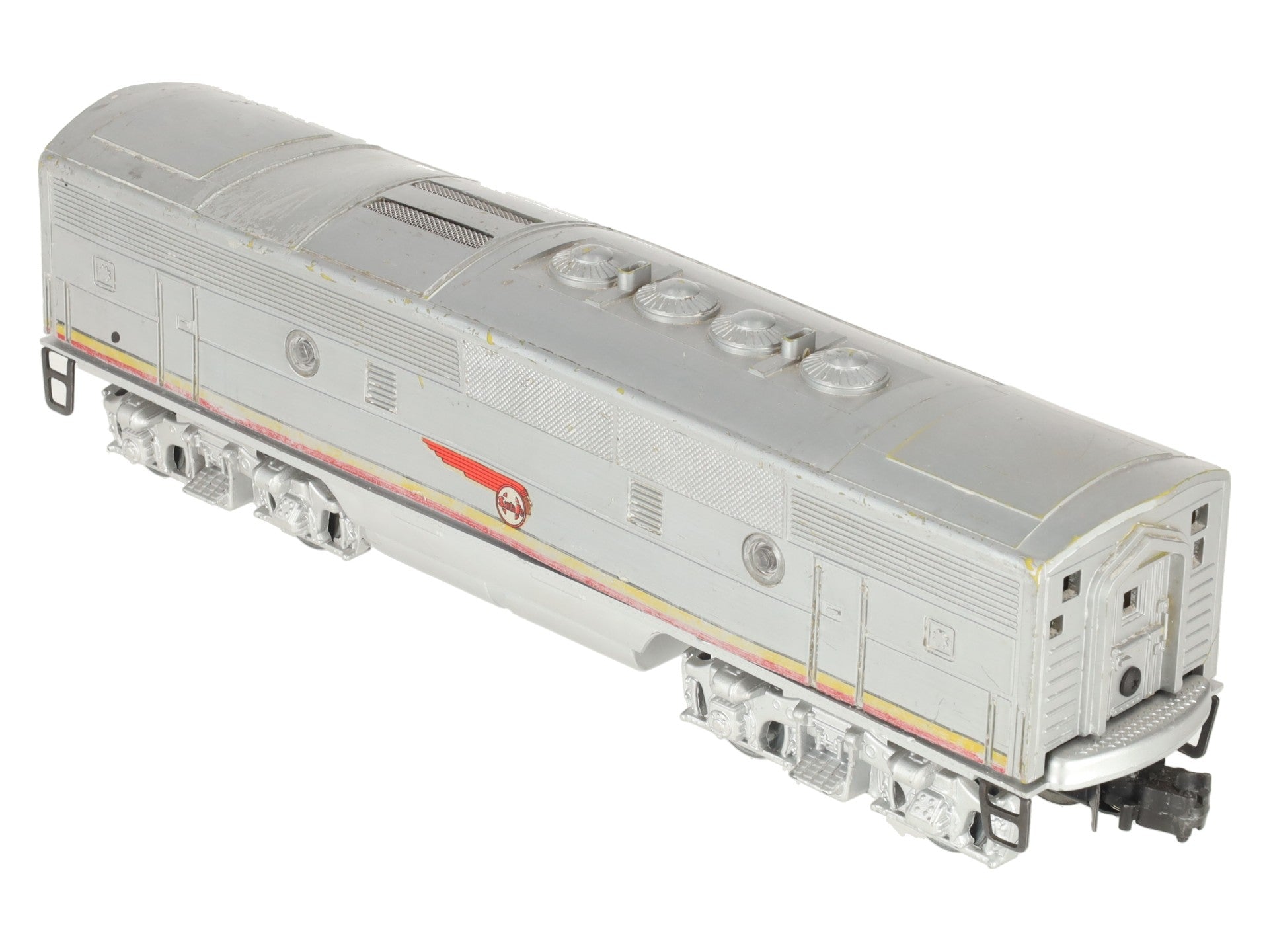Lionel 2343C Vintage O Santa Fe F-3 Screen Top Non-Pwd. B-Unit Diesel Locomotive