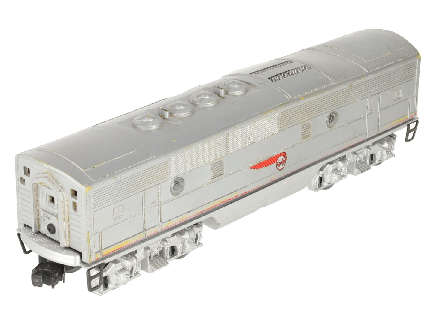 Lionel 2343C Vintage O Santa Fe F-3 Screen Top Non-Pwd. B-Unit Diesel Locomotive