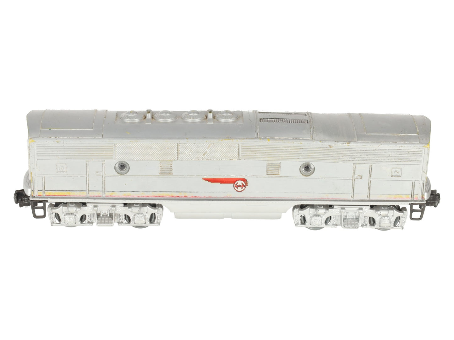 Lionel 2343C Vintage O Santa Fe F-3 Screen Top Non-Pwd. B-Unit Diesel Locomotive