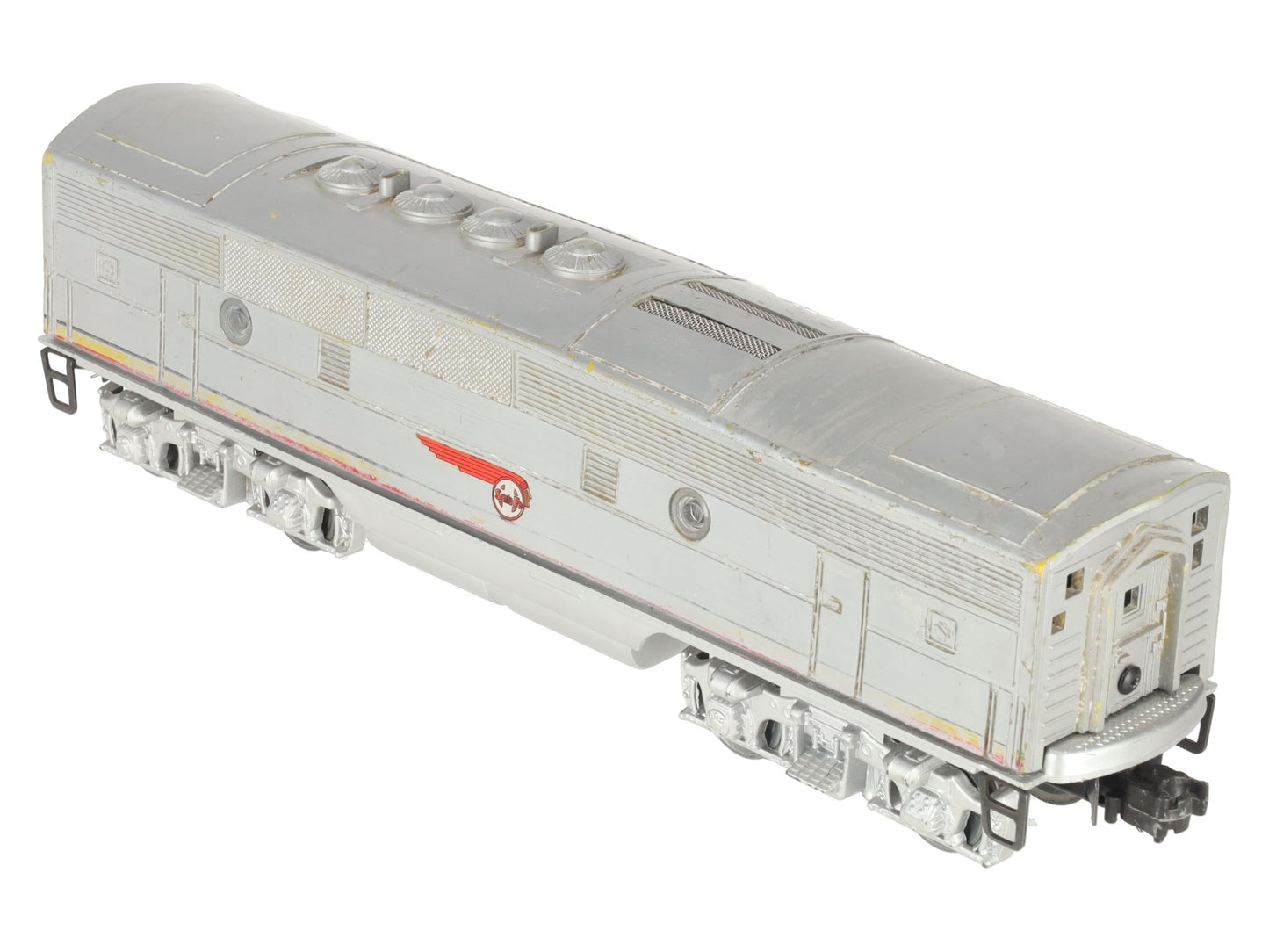 Lionel 2343C Vintage O Santa Fe F-3 Screen Top Non-Pwd. B-Unit Diesel Locomotive