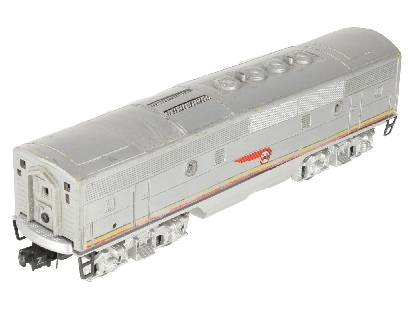 Lionel 2343C Vintage O Santa Fe F-3 Screen Top Non-Pwd. B-Unit Diesel Locomotive
