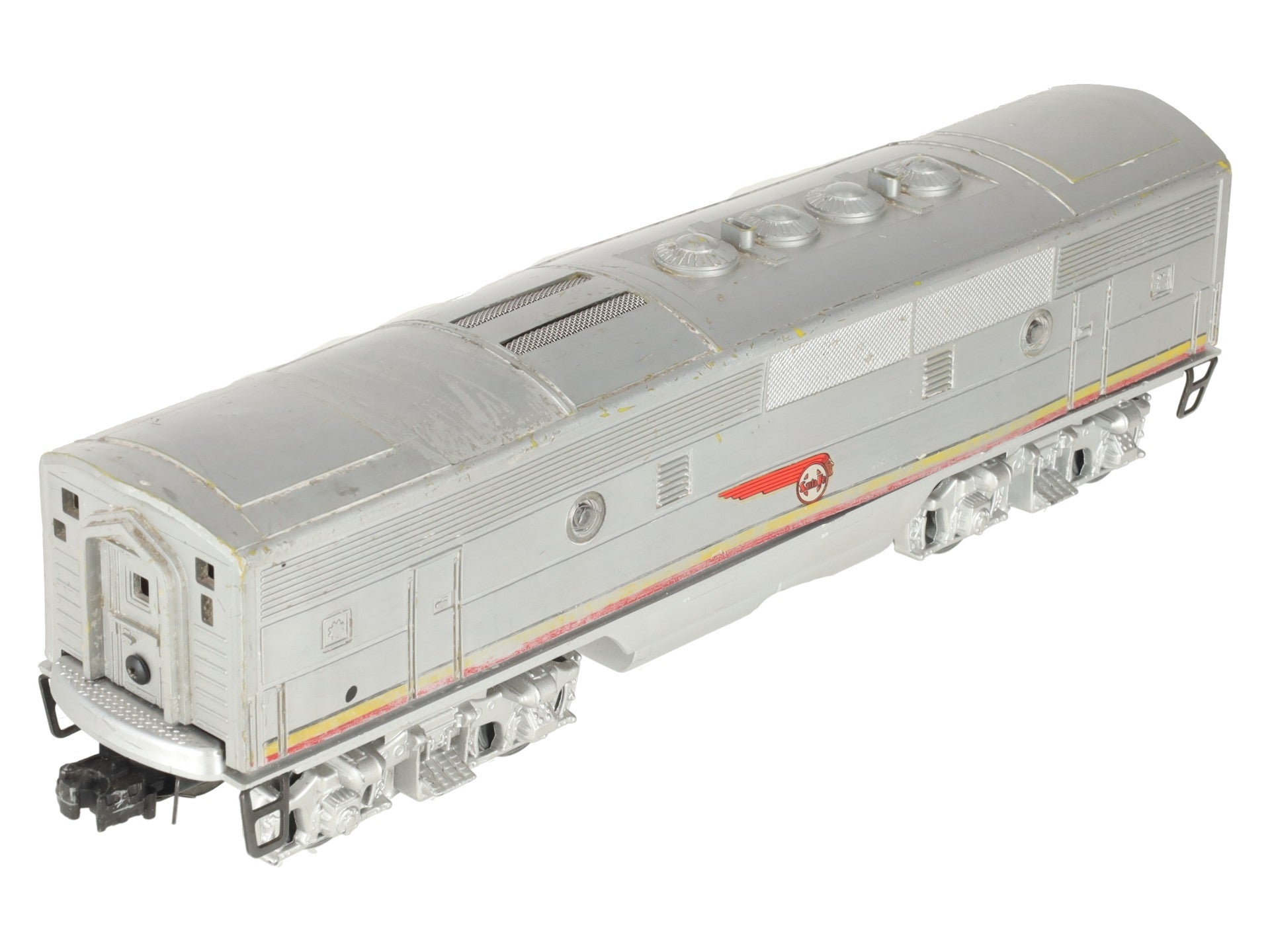 Lionel 2343C Vintage O Santa Fe F-3 Screen Top Non-Pwd. B-Unit Diesel Locomotive
