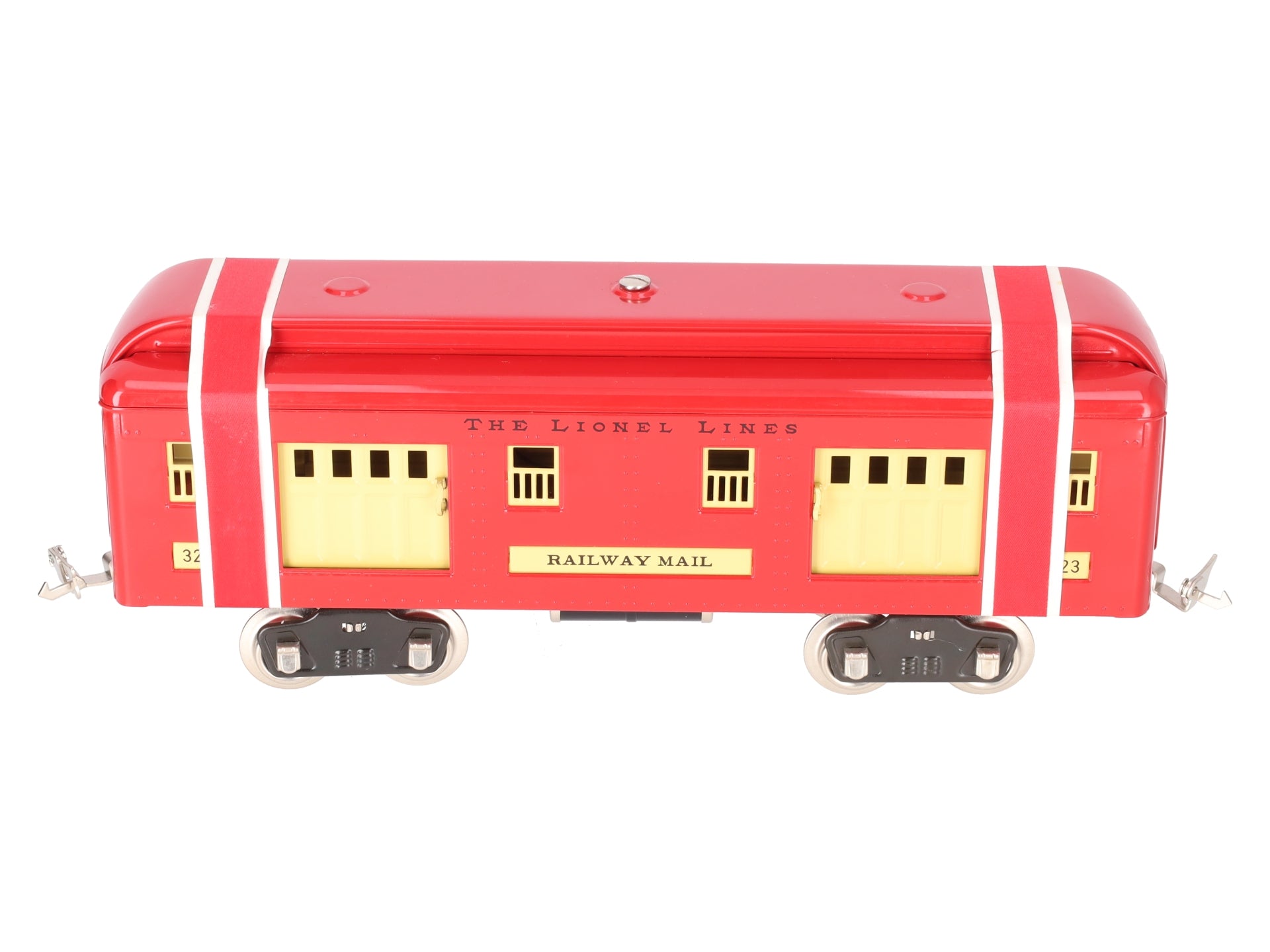 Lionel 6-13400 Standard Gauge The Lionel Lines 323 Red Baggage Car EX/Box
