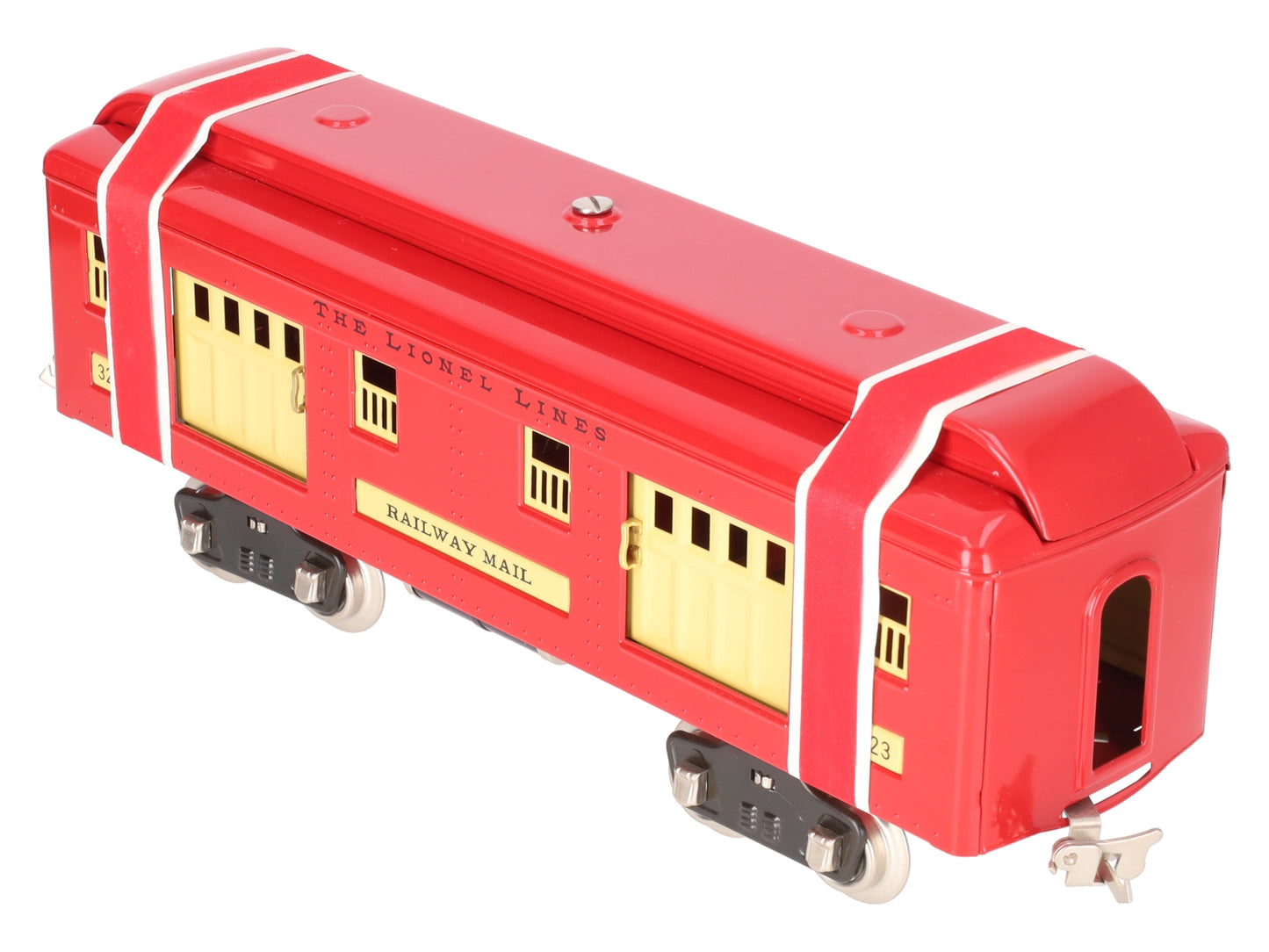Lionel 6-13400 Standard Gauge The Lionel Lines 323 Red Baggage Car EX/Box