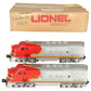 Lionel 2353 Vintage O Santa Fe F-3 AB Diesel Locomotive Set VG