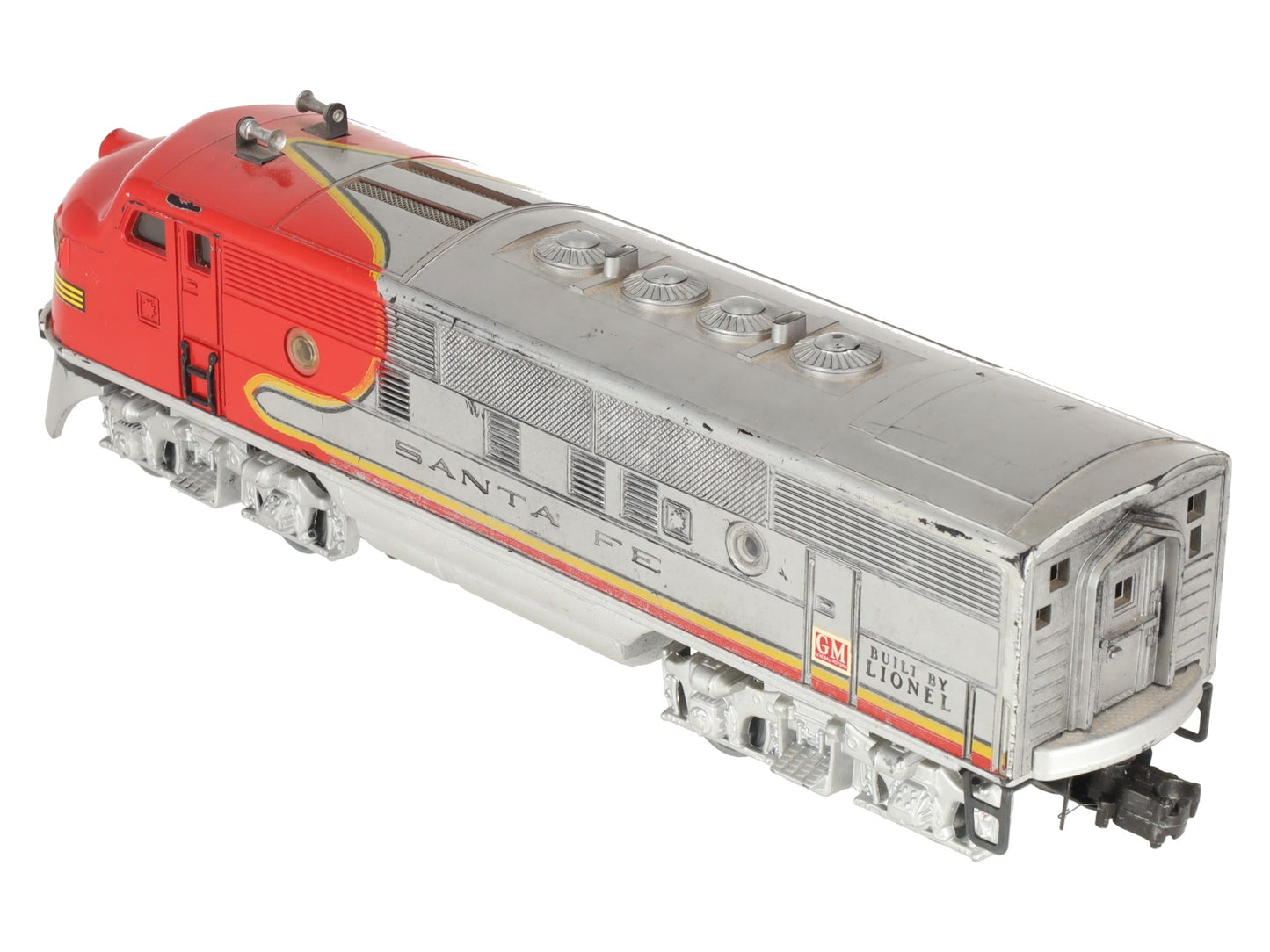 Lionel 2343T Vintage O Santa Fe F3 A Non-Powered Dummy Diesel Locomotive VG